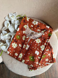 Orange bloom linen