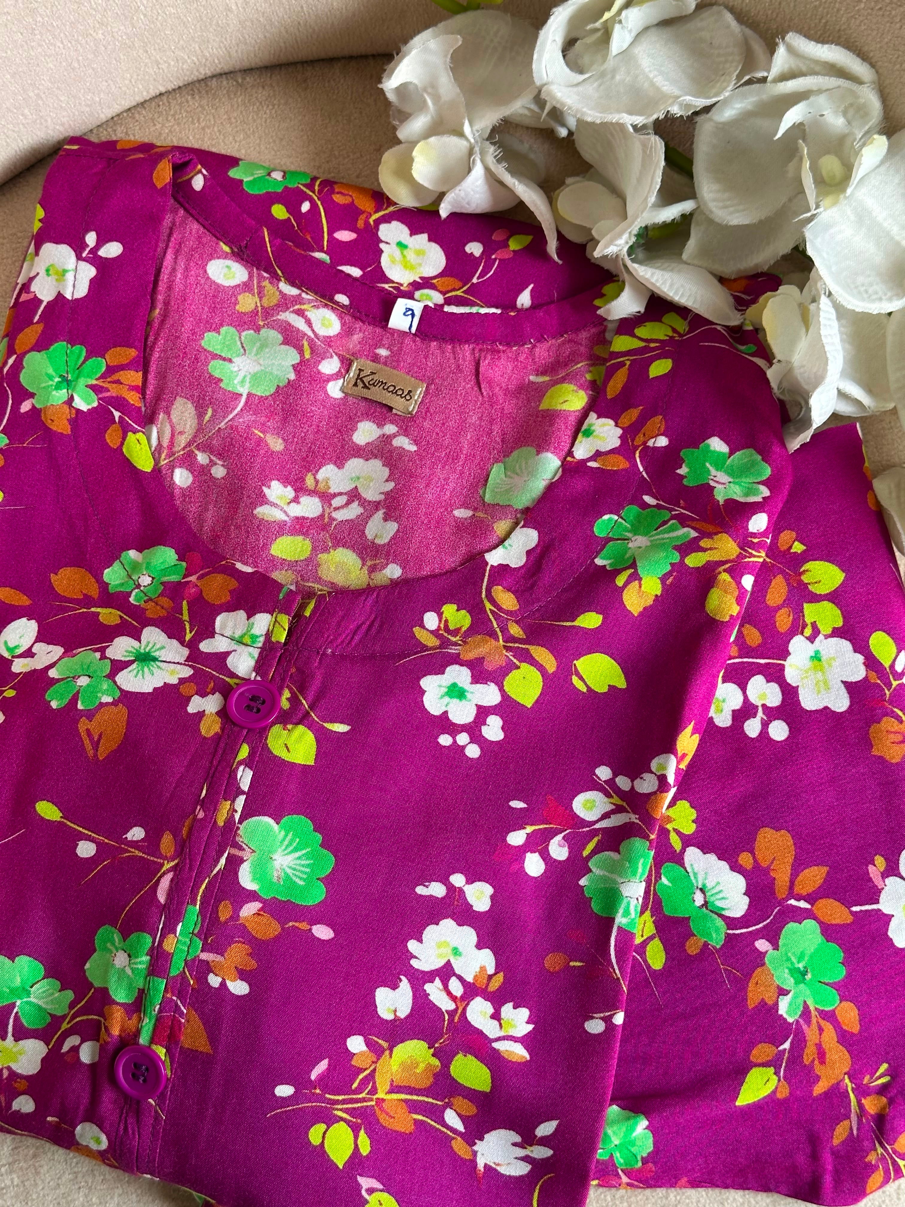 Berry blossom linen