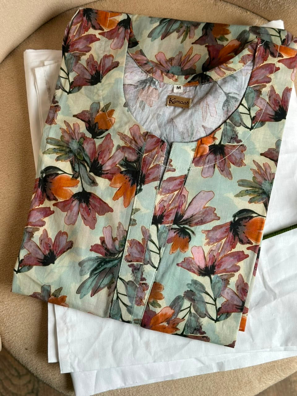 Dusk blossom Lawn kurti