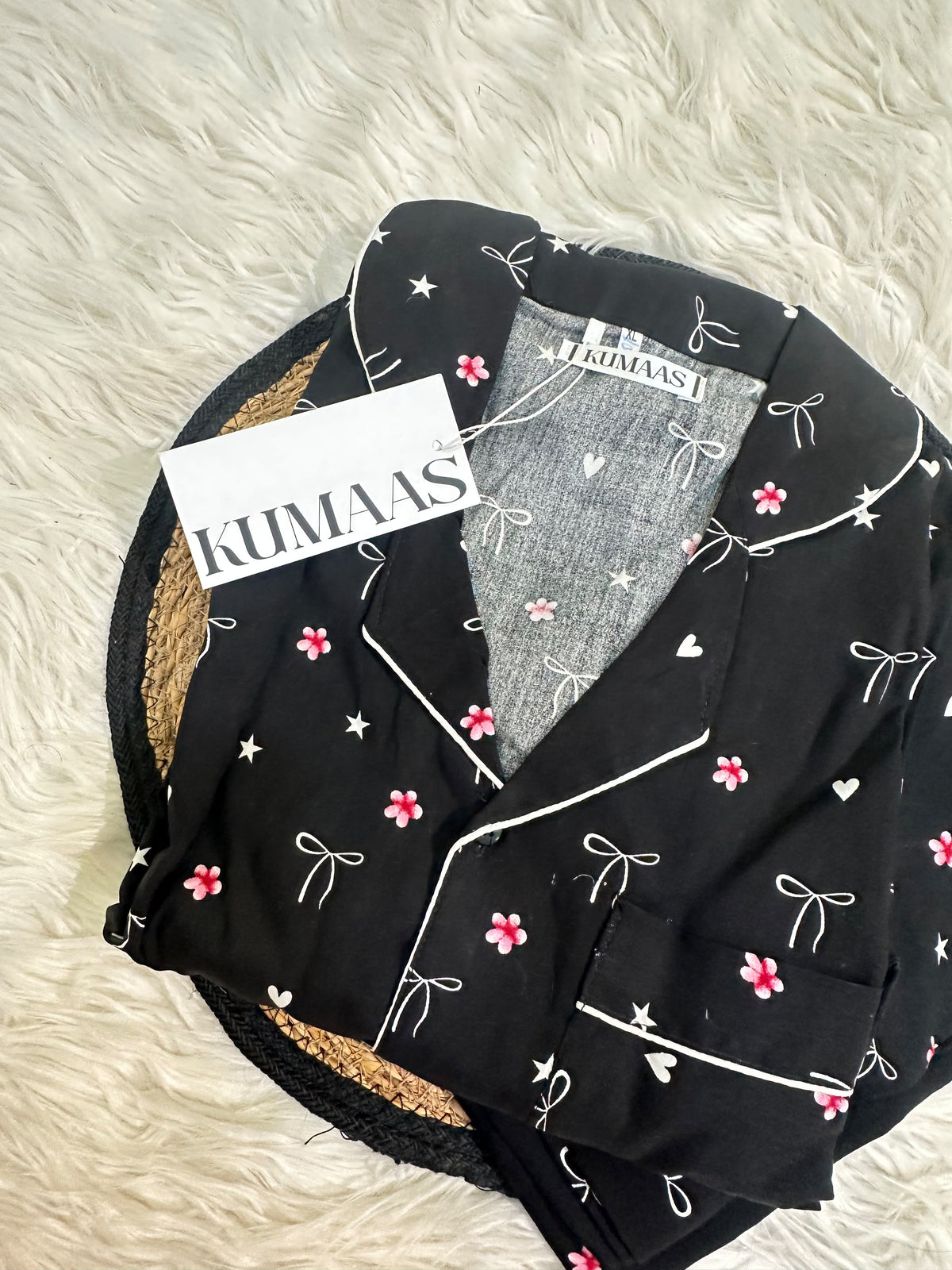 Black Ribbon PJS
