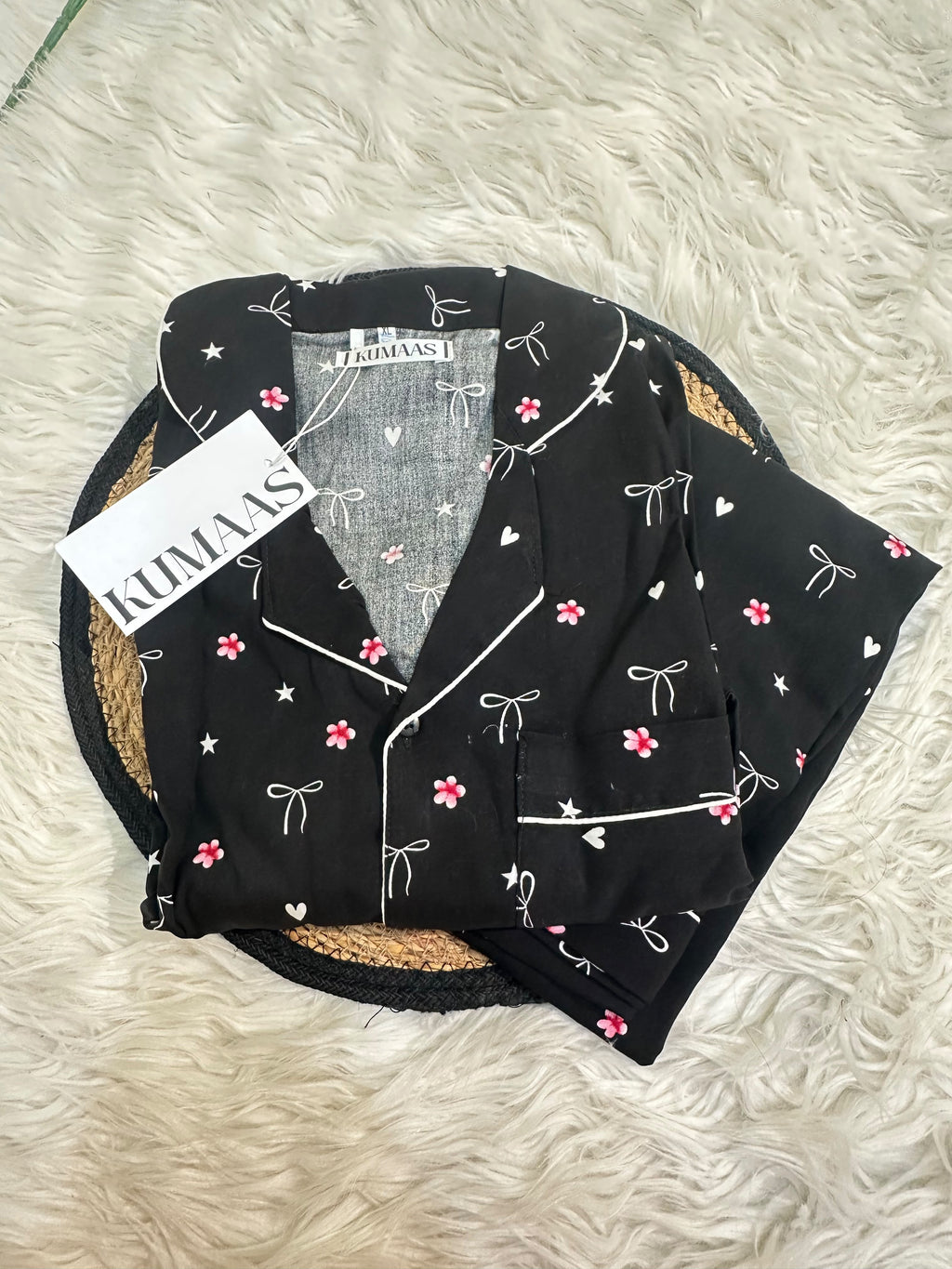 Black Ribbon PJS