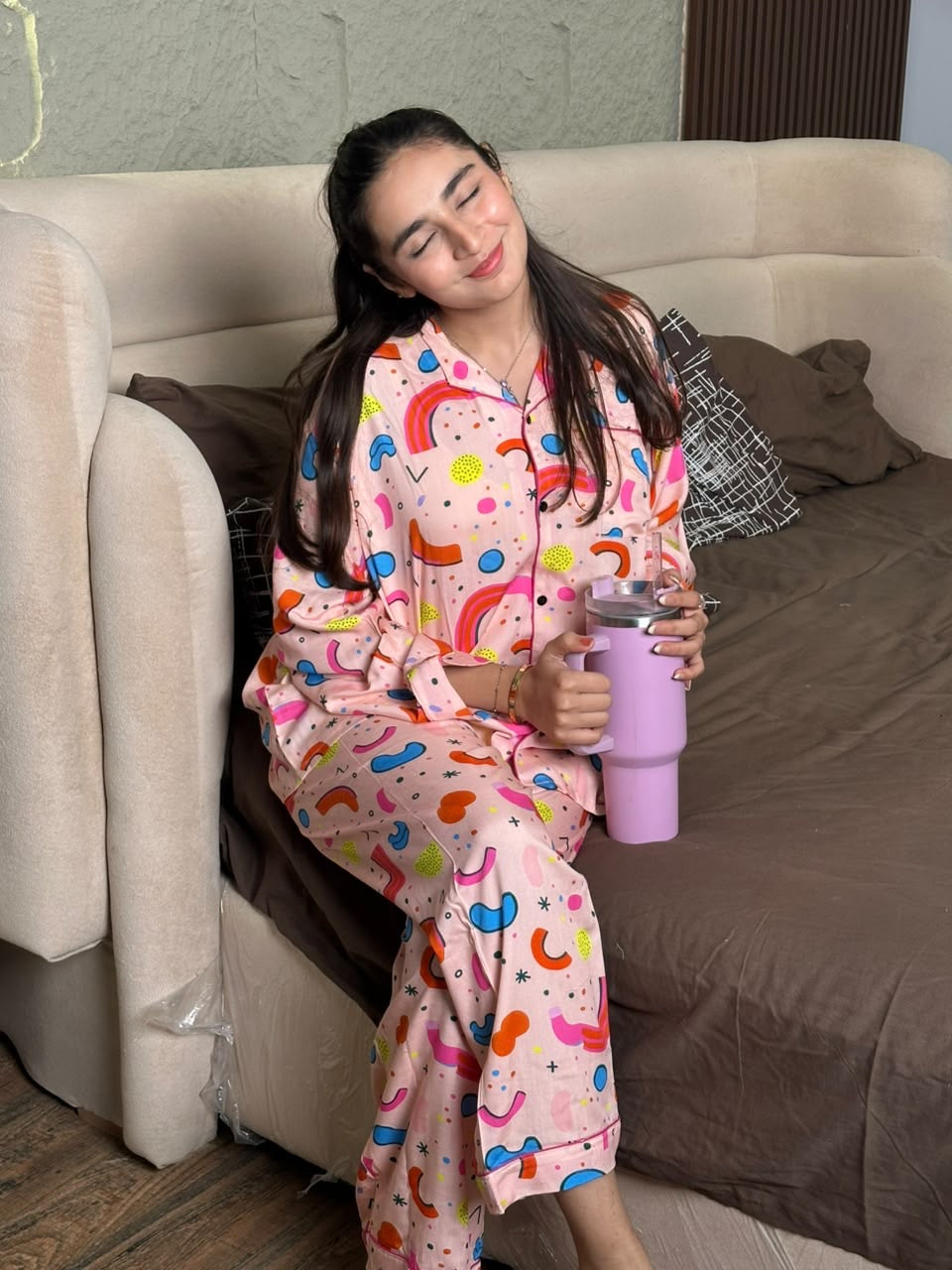 Rainbow glaze pjs