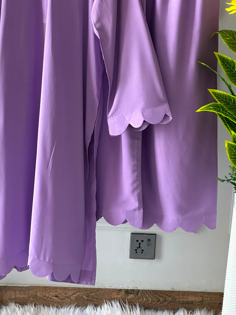 Lilac bloom set linen