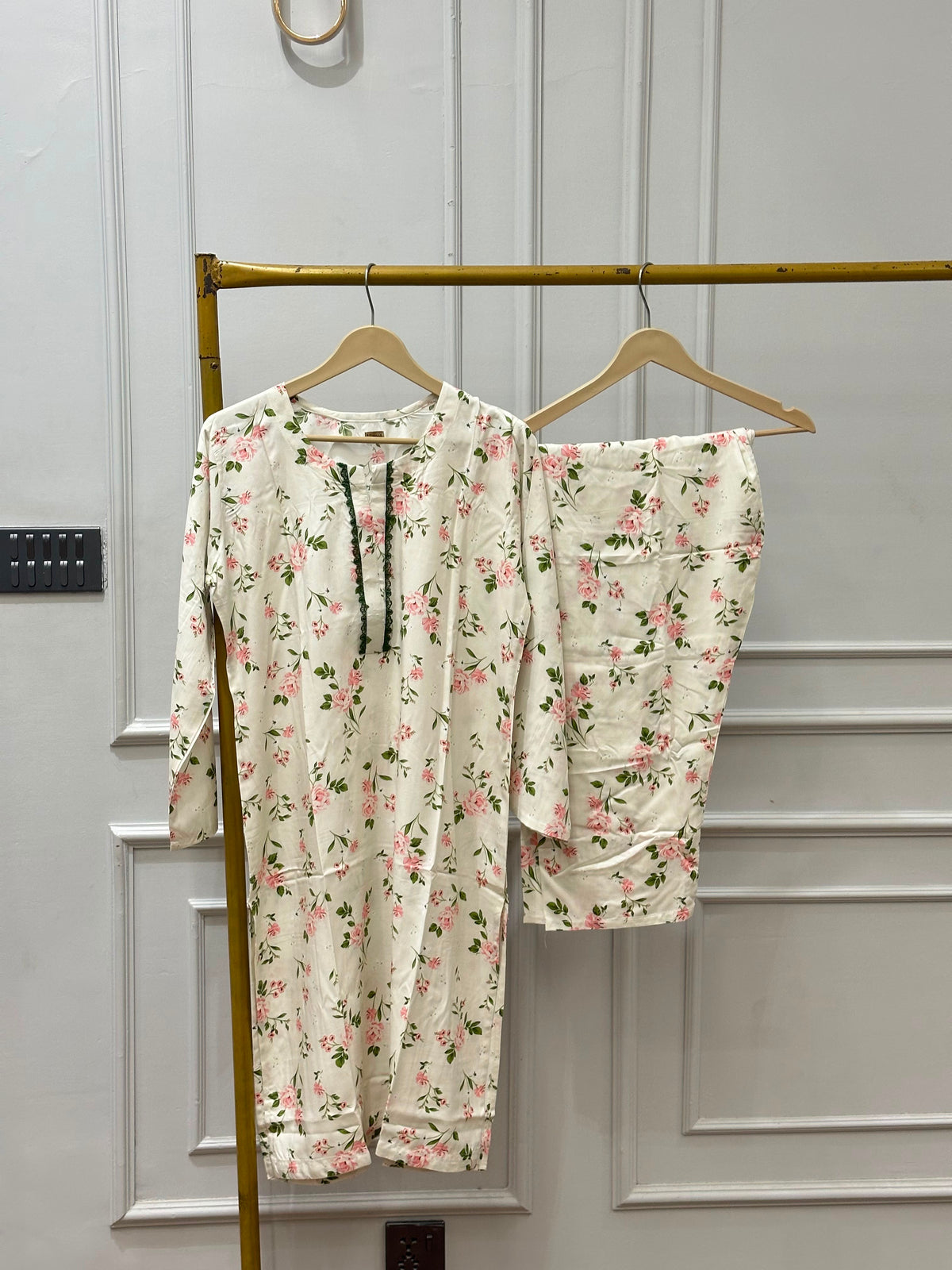 Warm white linen