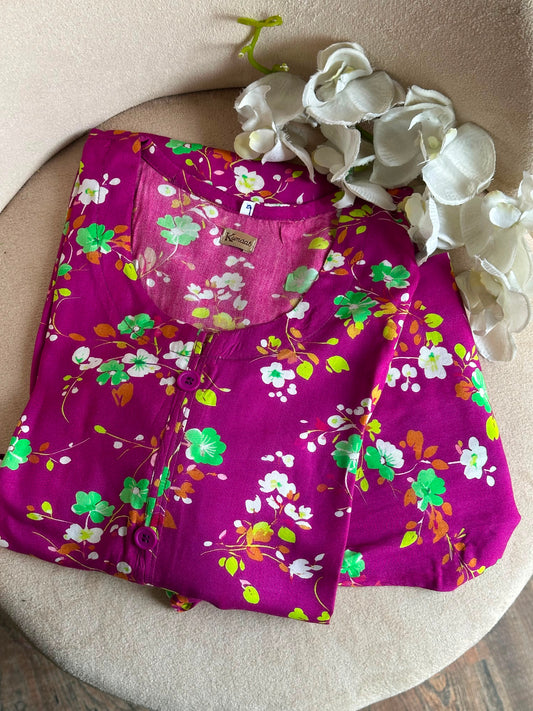 Berry blossom linen