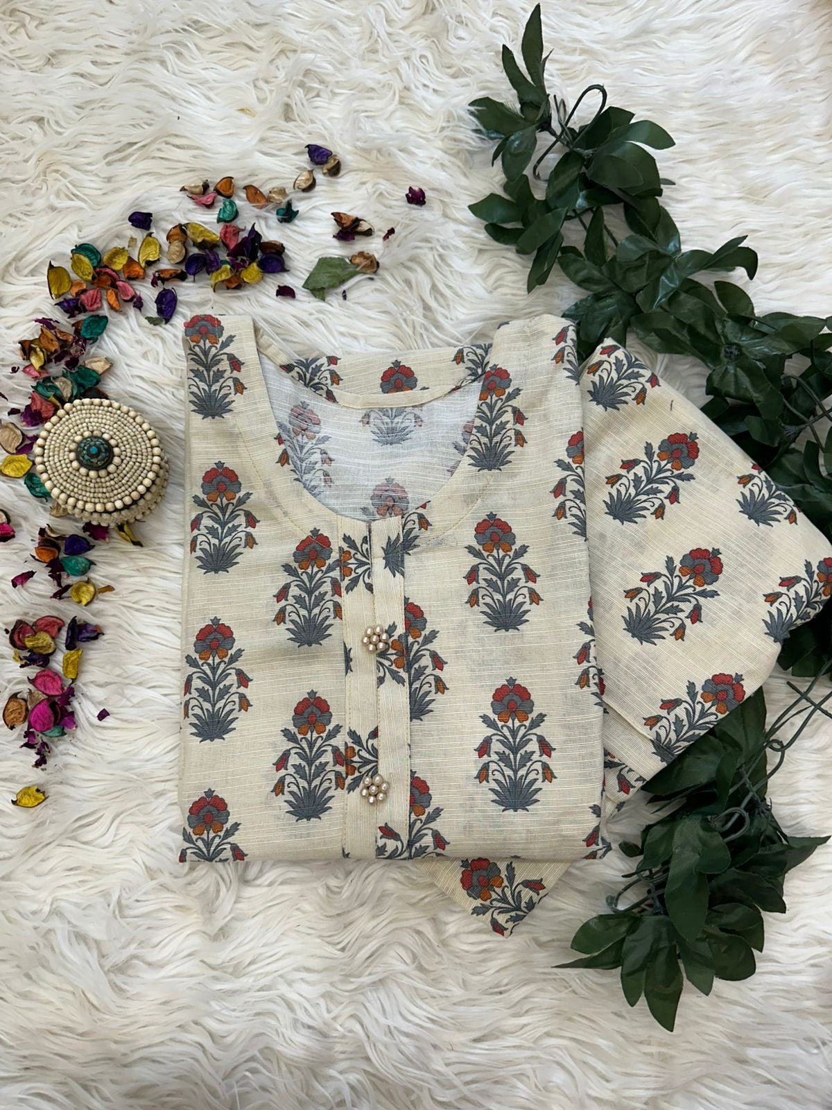 warm white khaddar