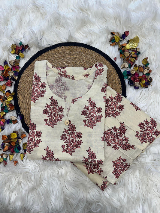 Powder white Khaddar