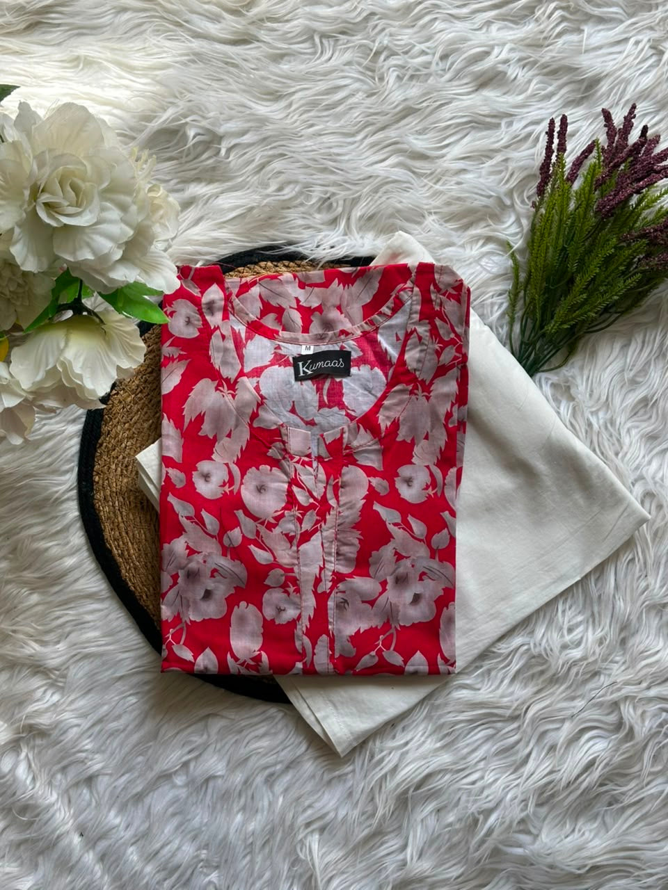 Velvet Rose Lawn kurti