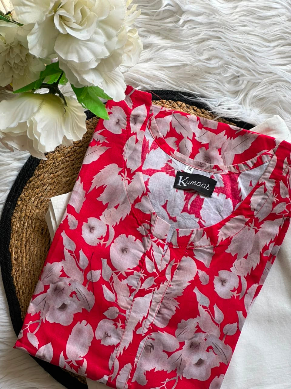Velvet Rose Lawn kurti