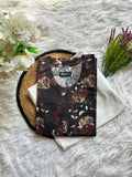 Rustic Mocha Lawn kurti