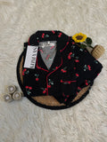 Cherry black pjs