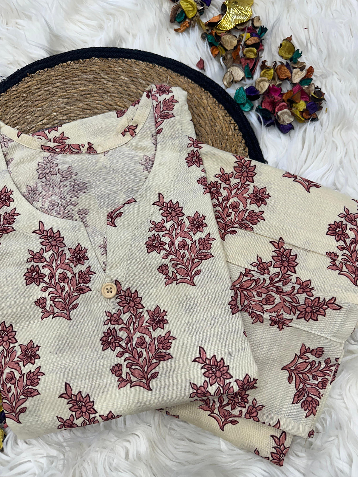 Powder white Khaddar