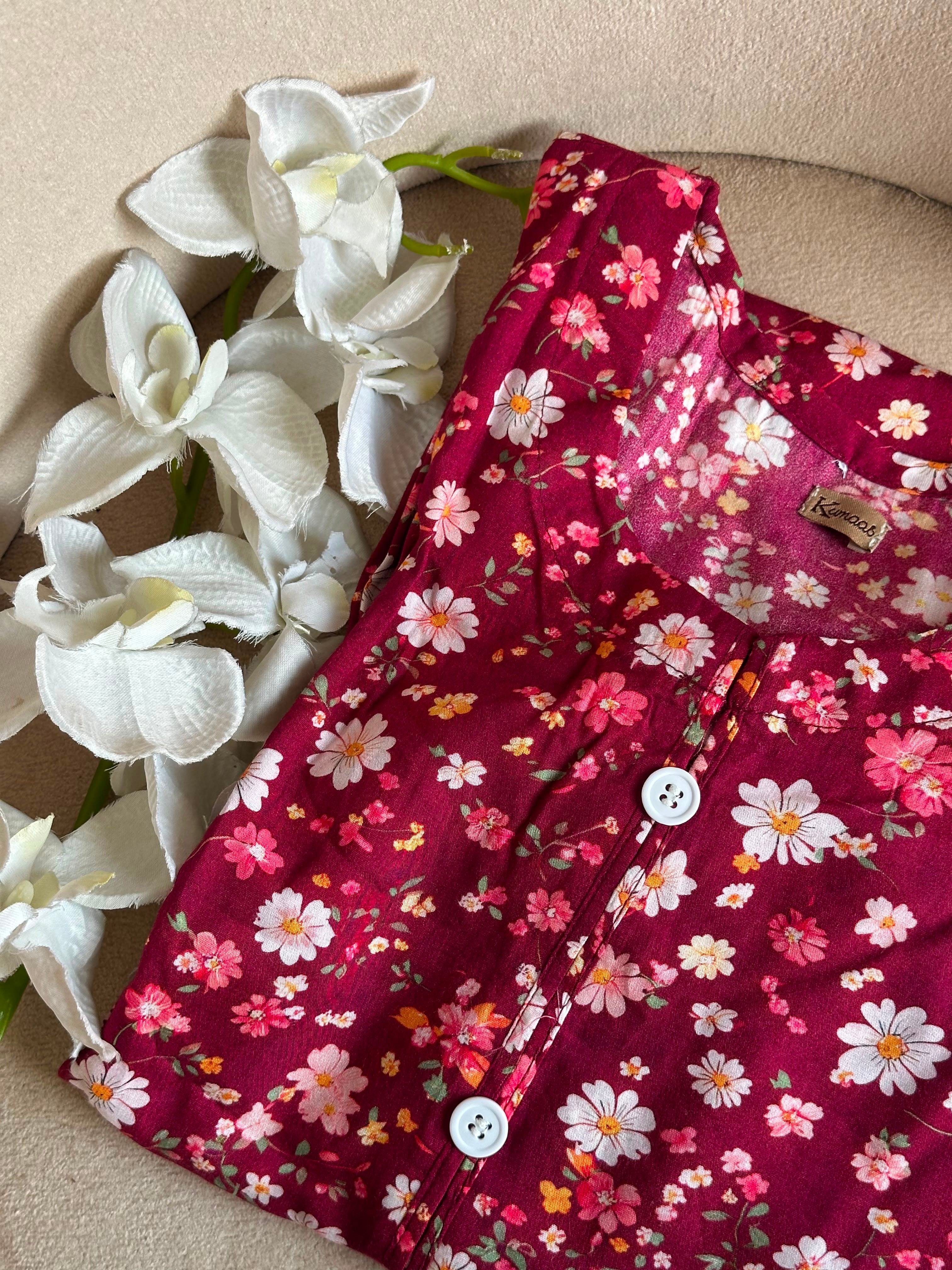 Rustic rose linen