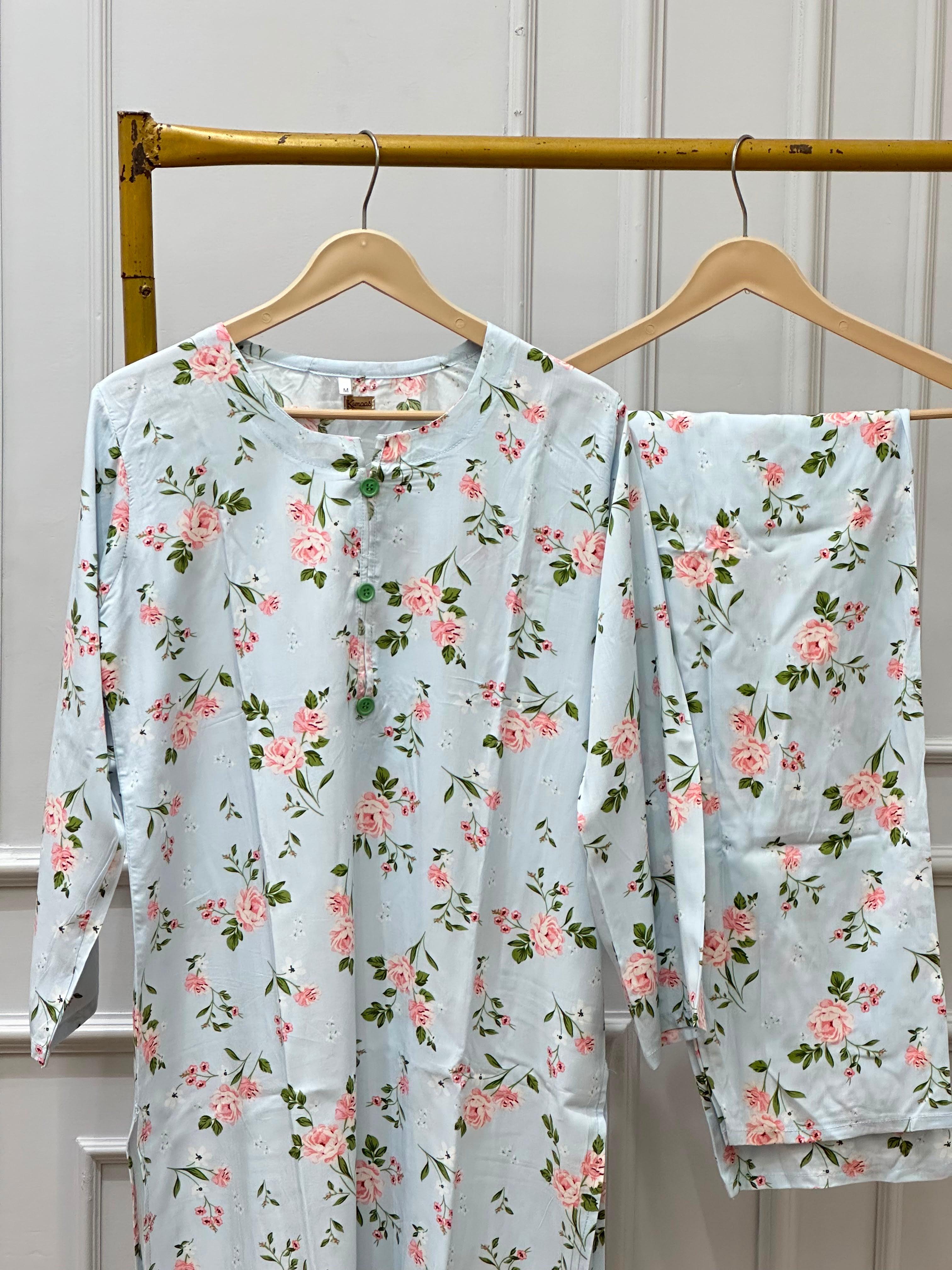 White peony linen
