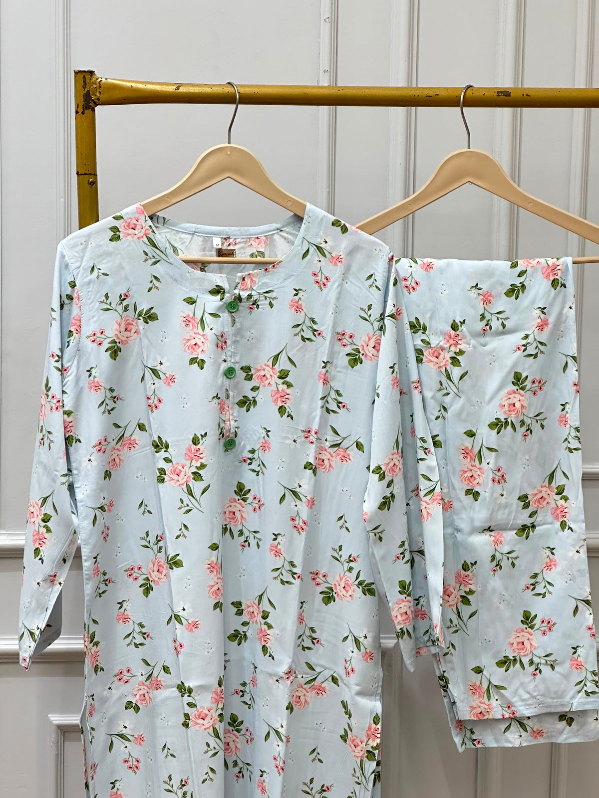 White peony linen