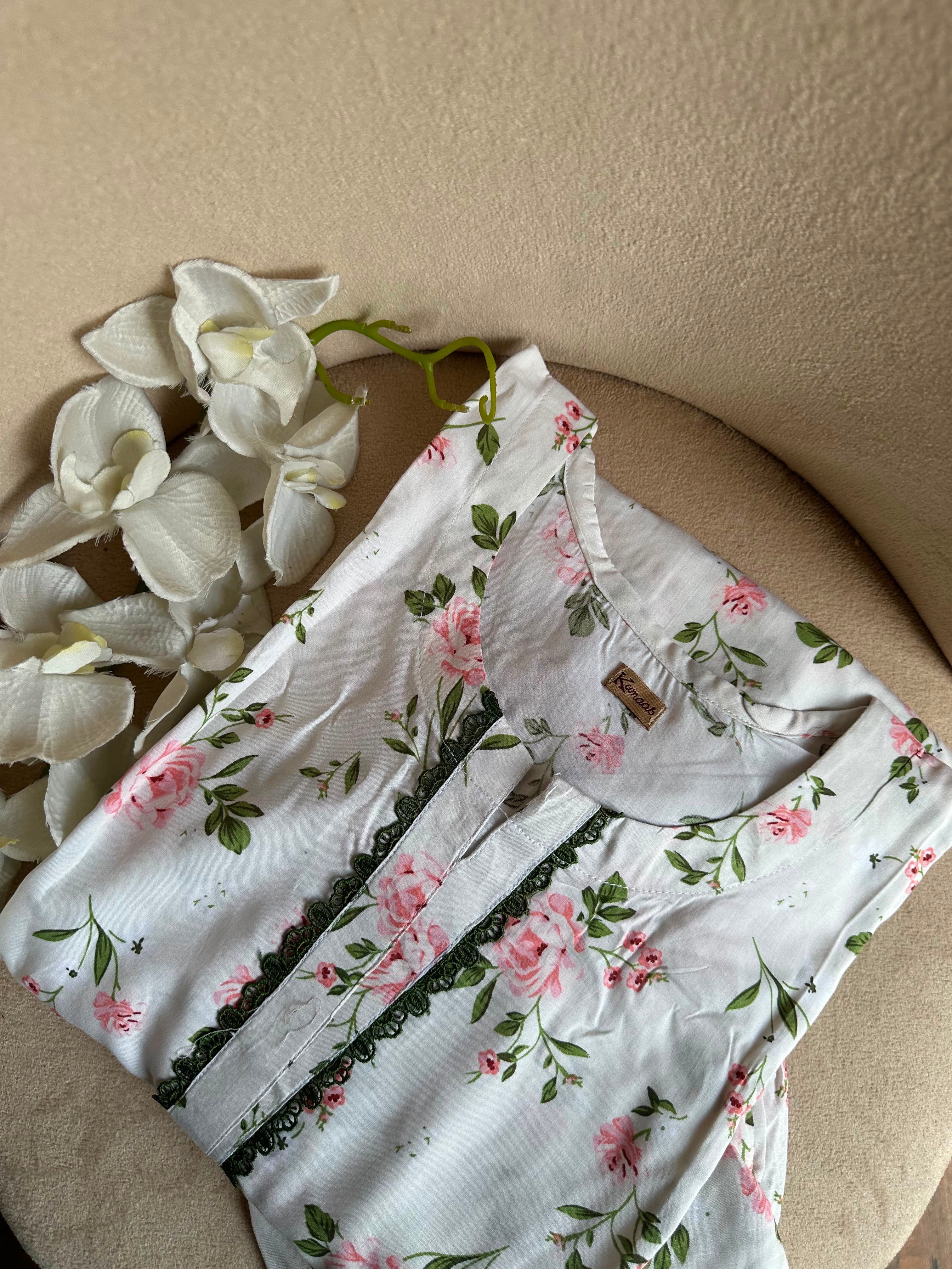 Warm white linen