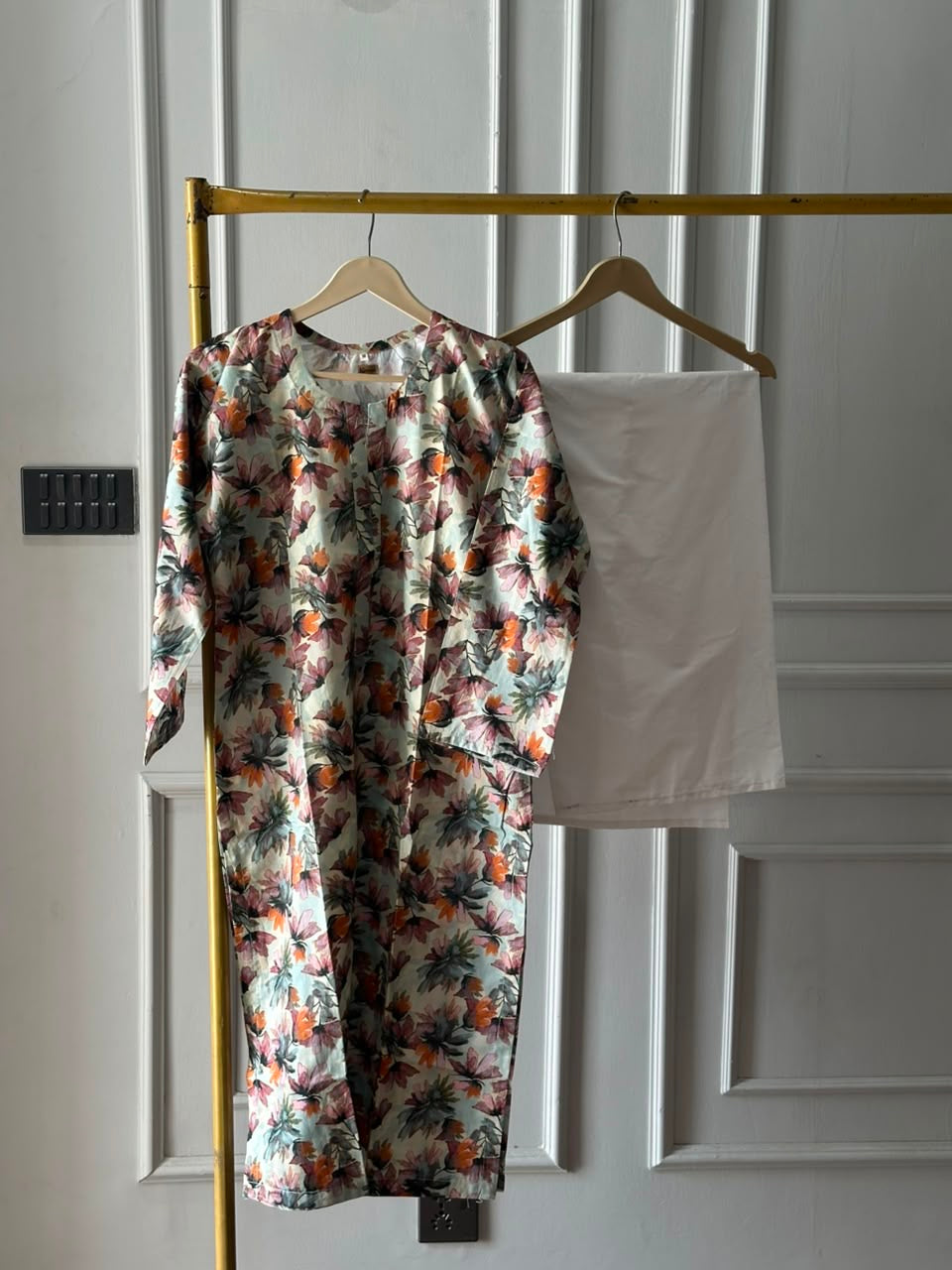 Dusk blossom Lawn kurti