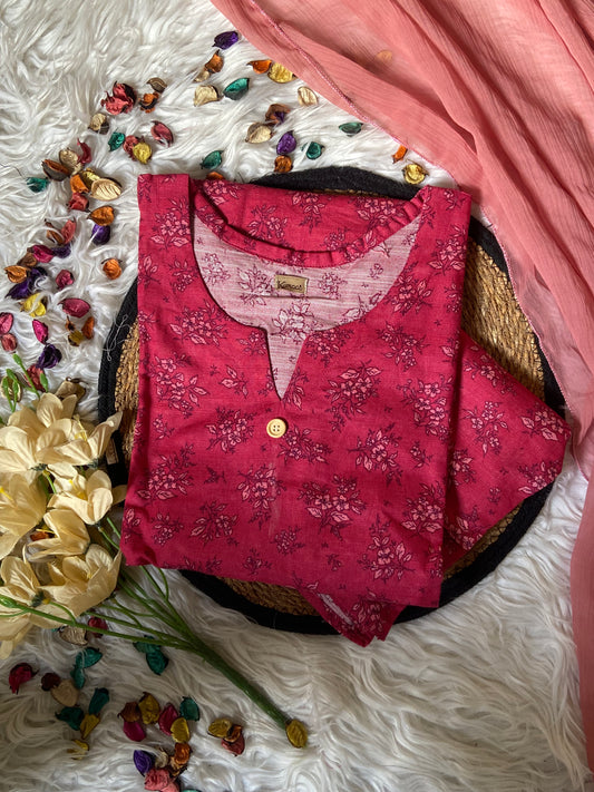 Powder pink khaddar