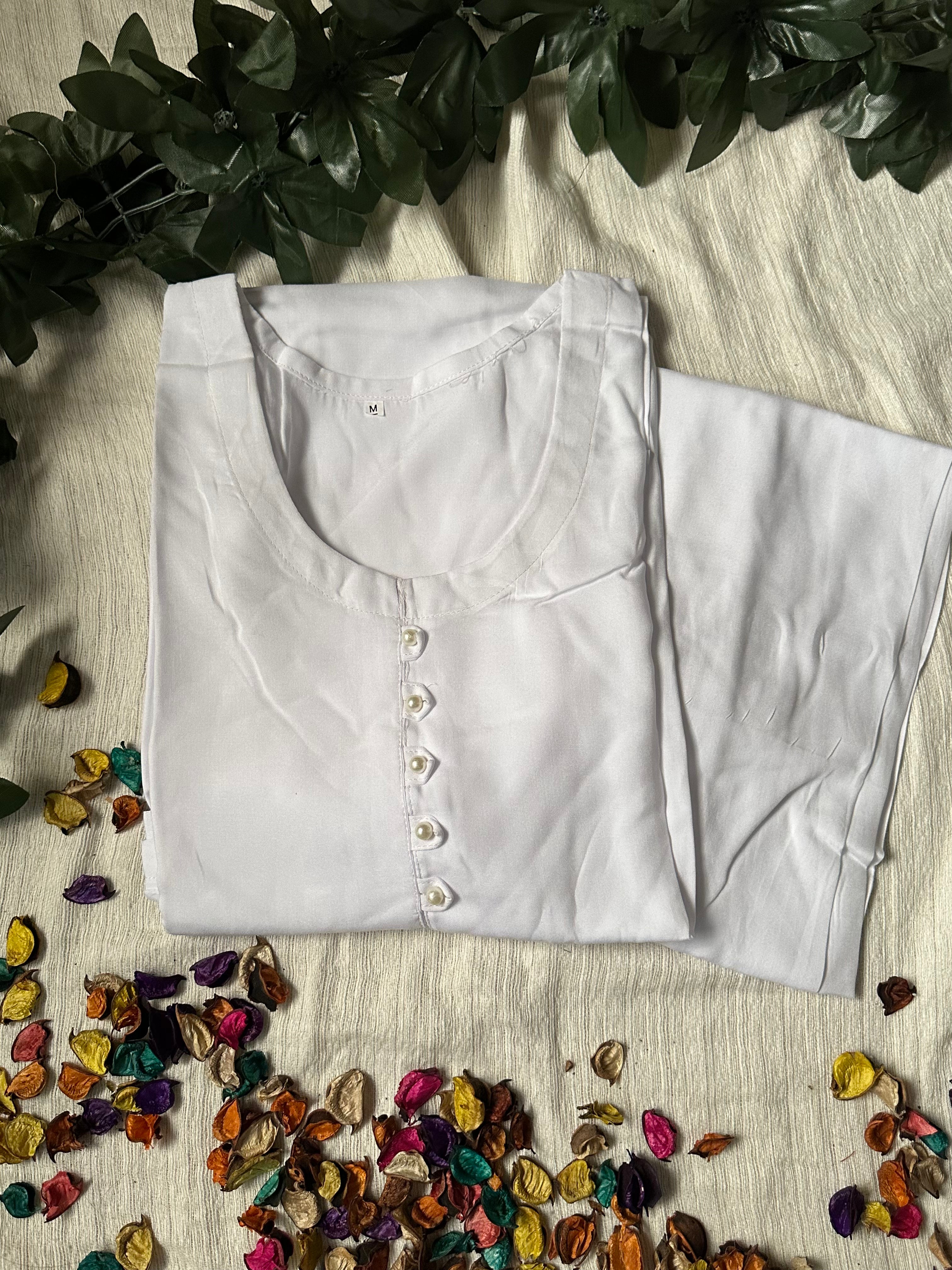 White linen solid