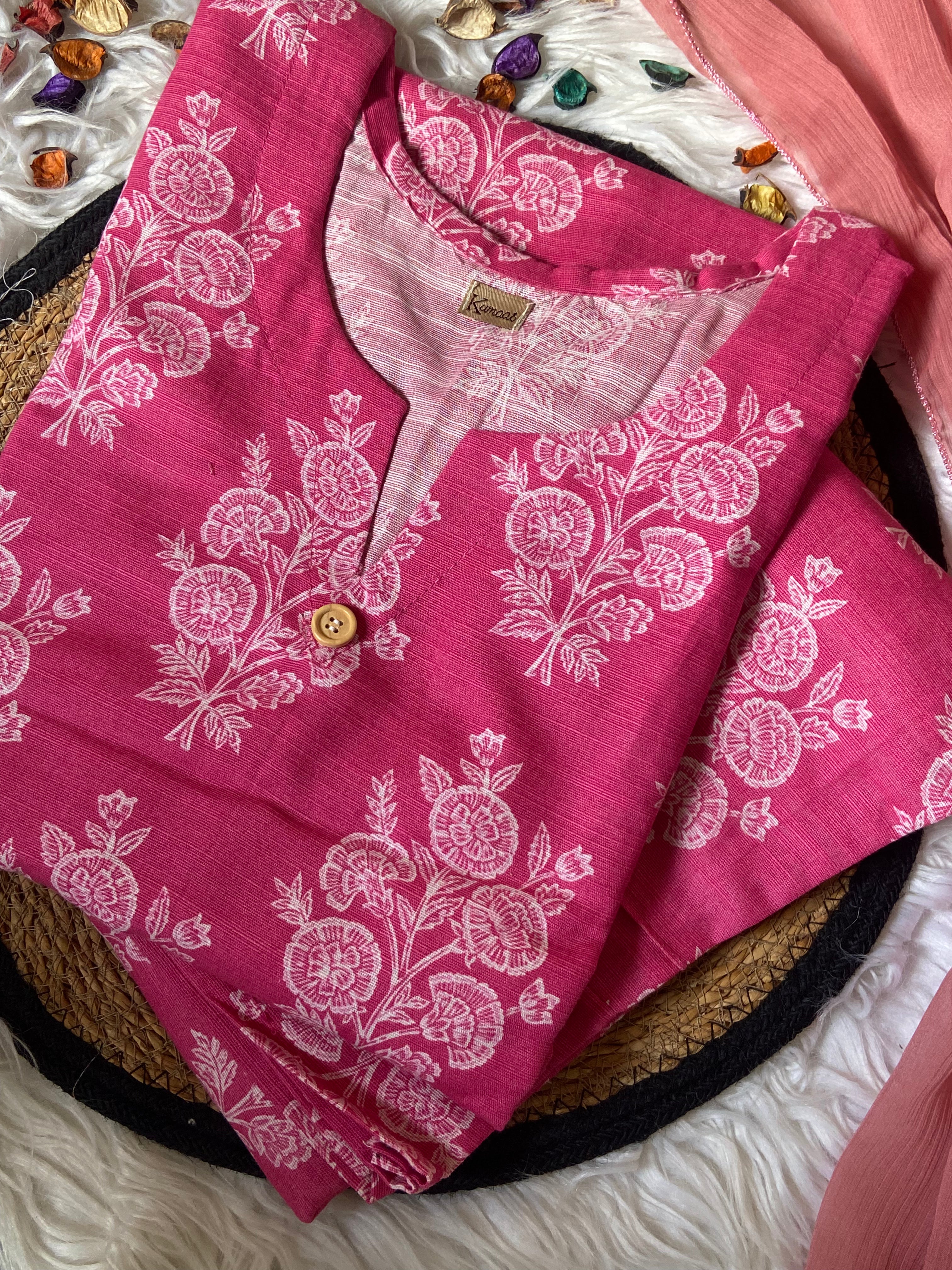 barbie pink khaddar