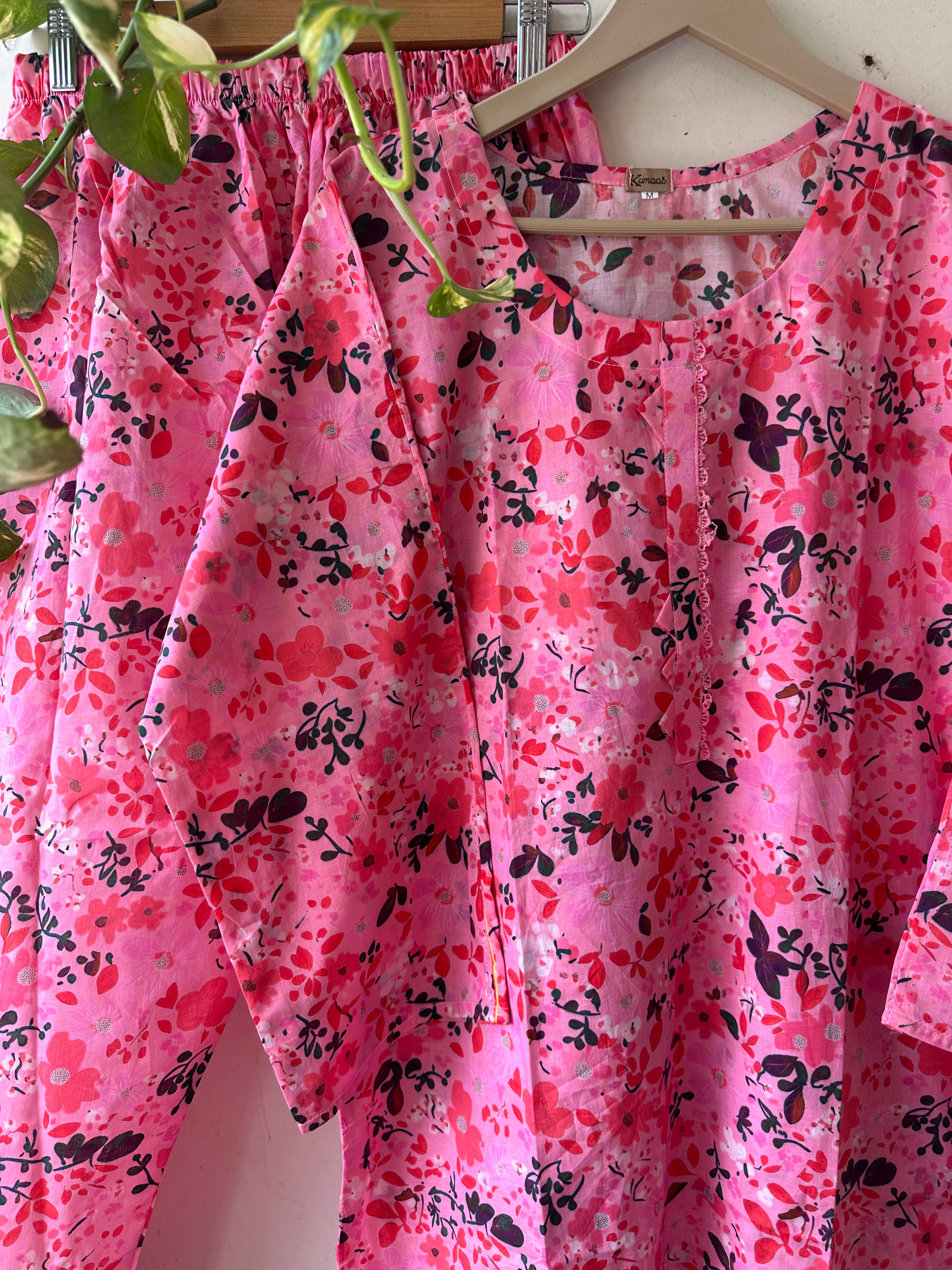 Pink tint lawn