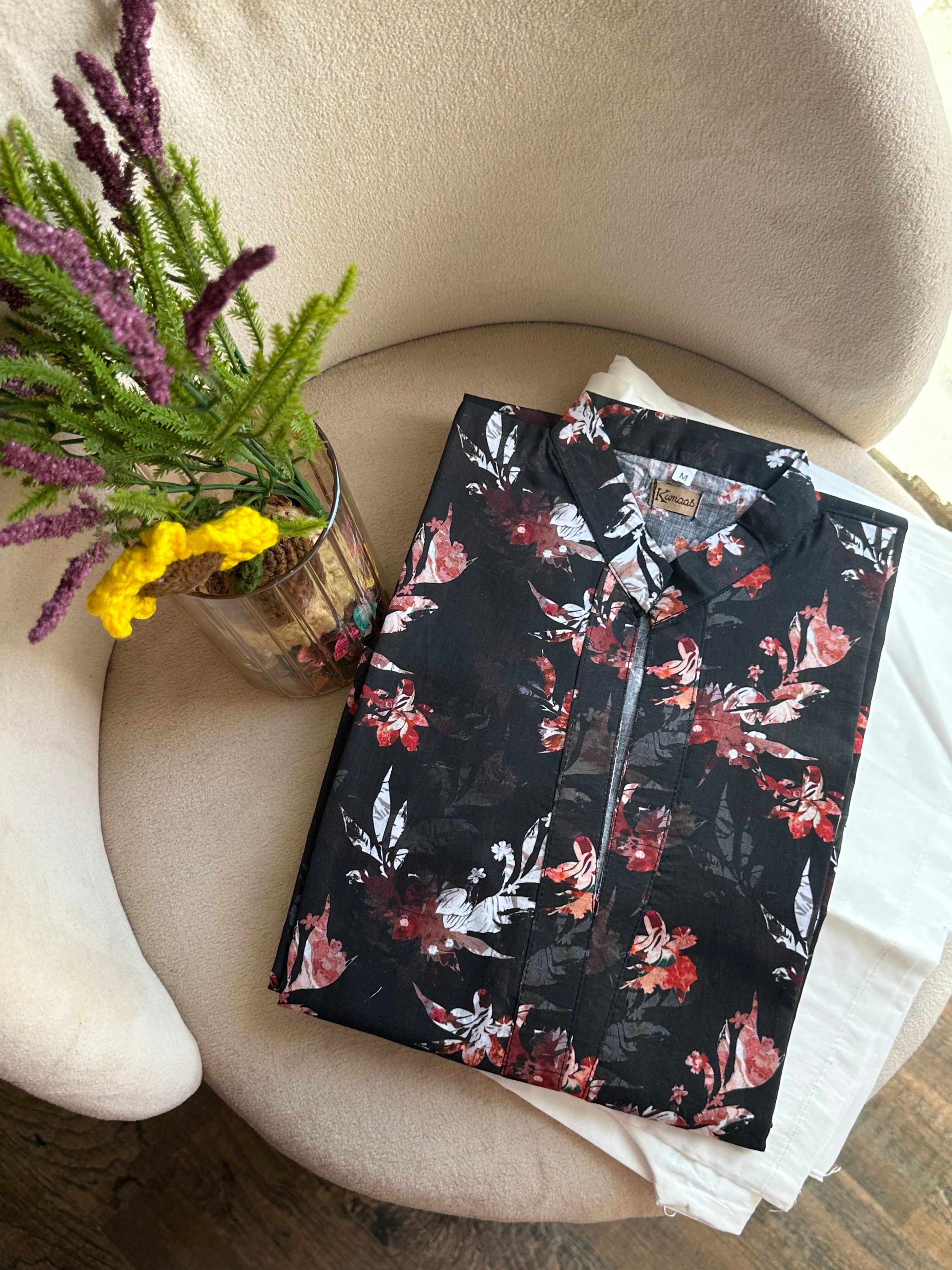 Black orchid lawn