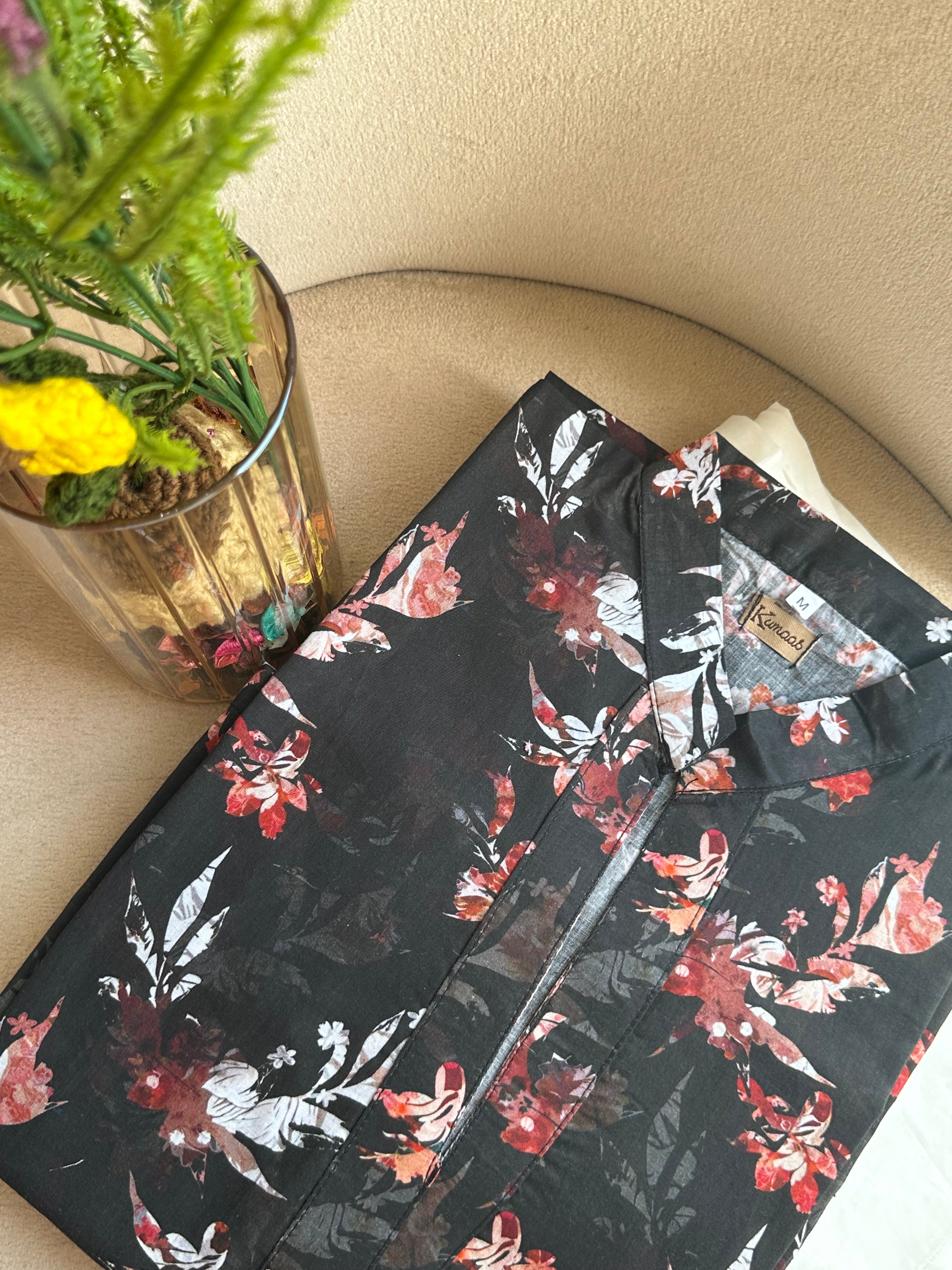 Black orchid lawn