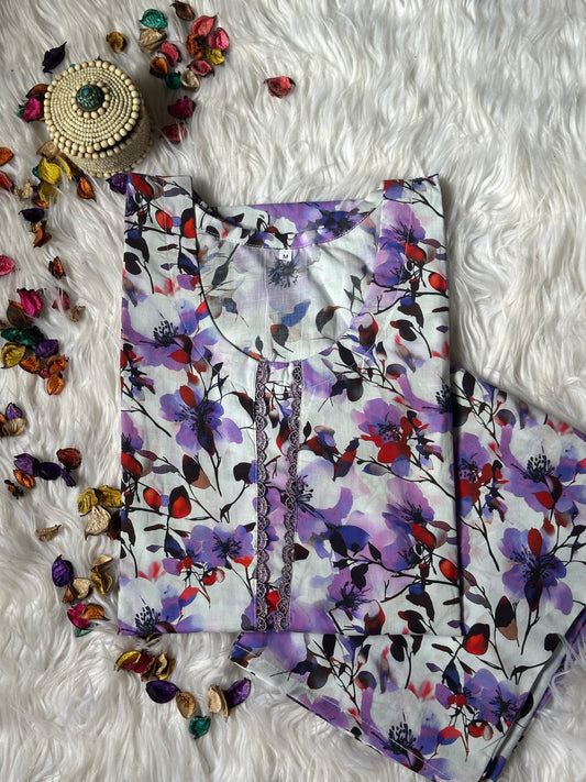 White orchid lawn