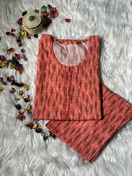 Peachy lawn
