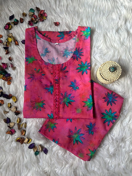Pink petal lawn