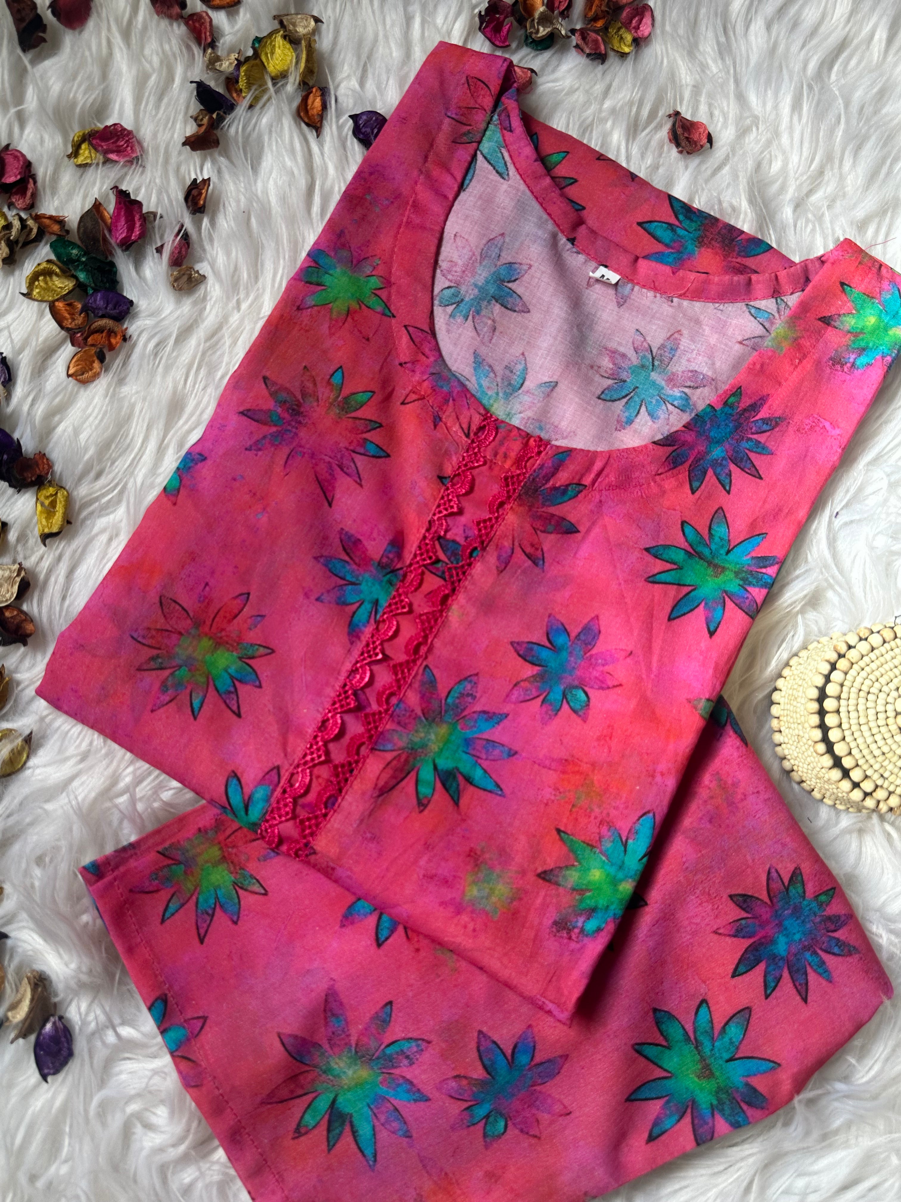 Pink petal lawn