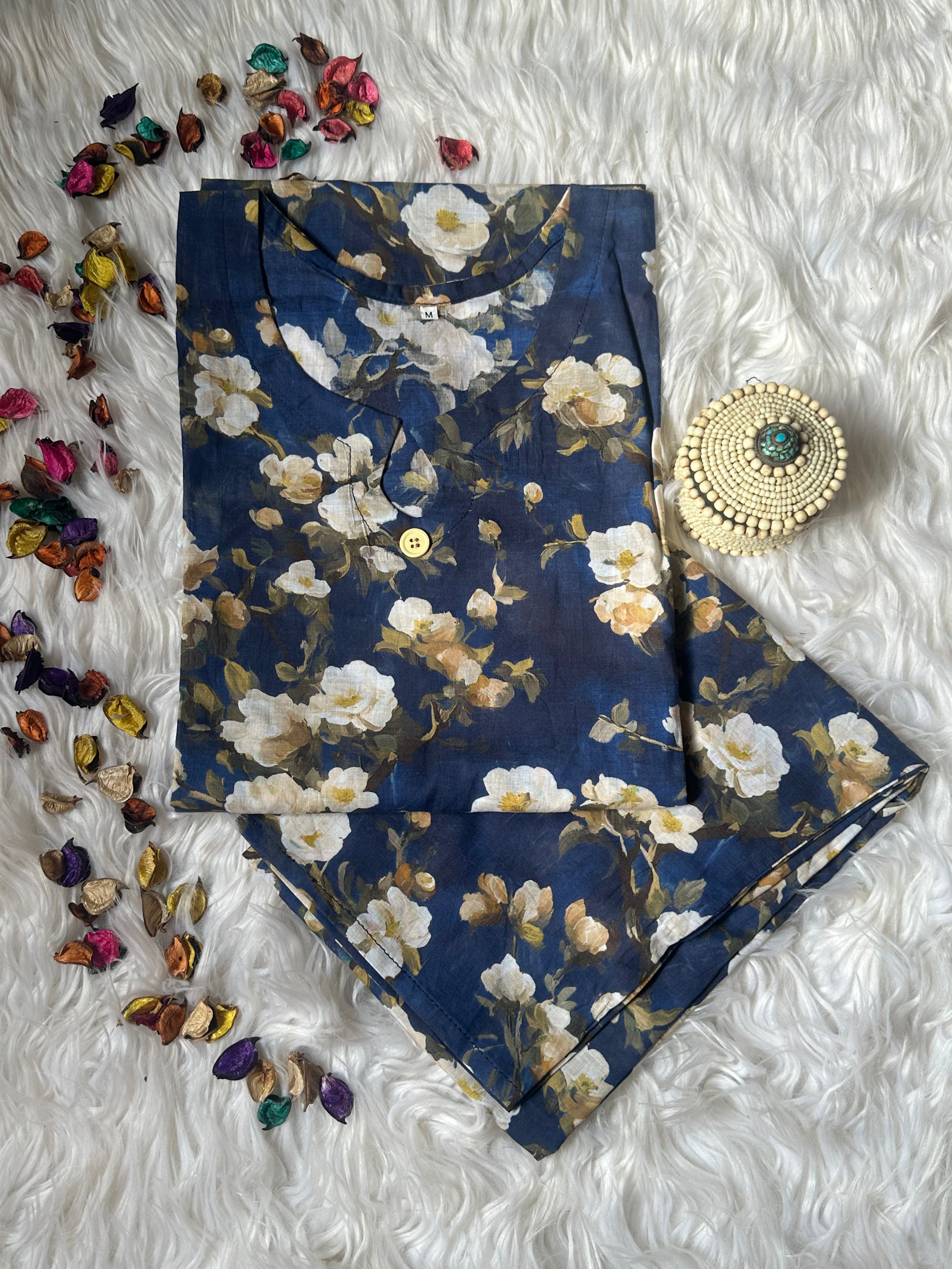 Royal blue lawn