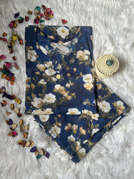 Royal blue lawn