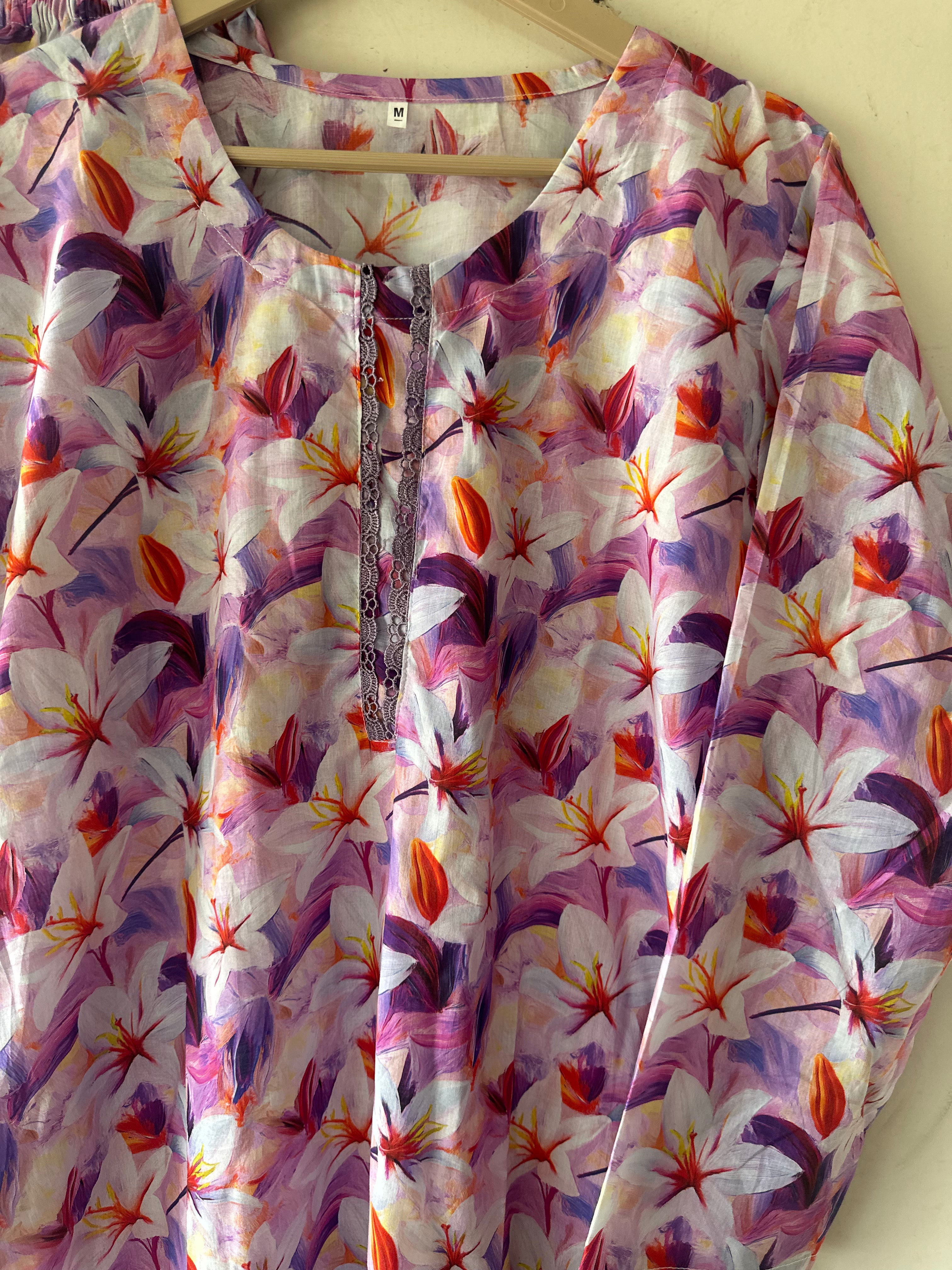 Purple petal lawn