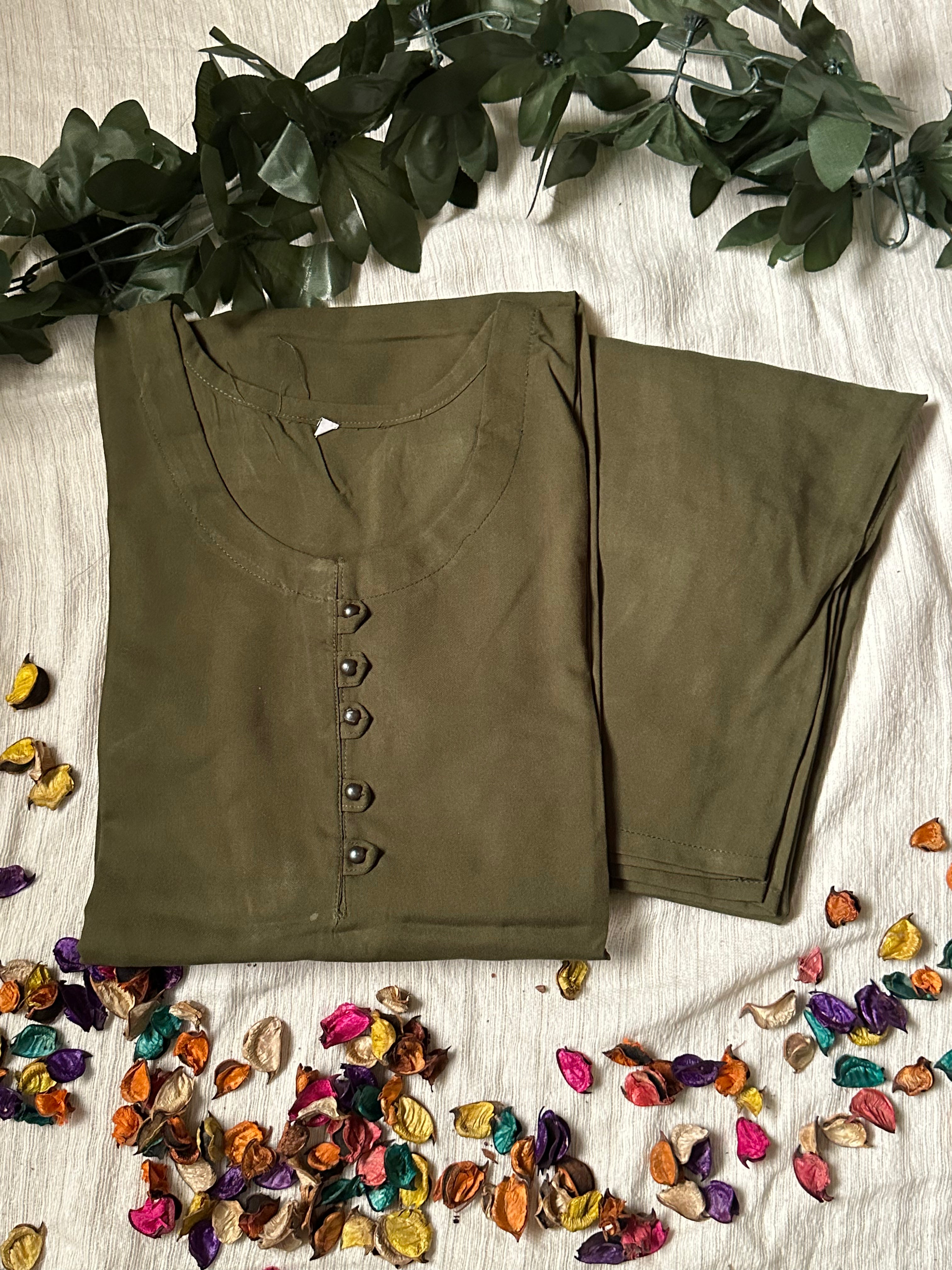 Sage linen solid