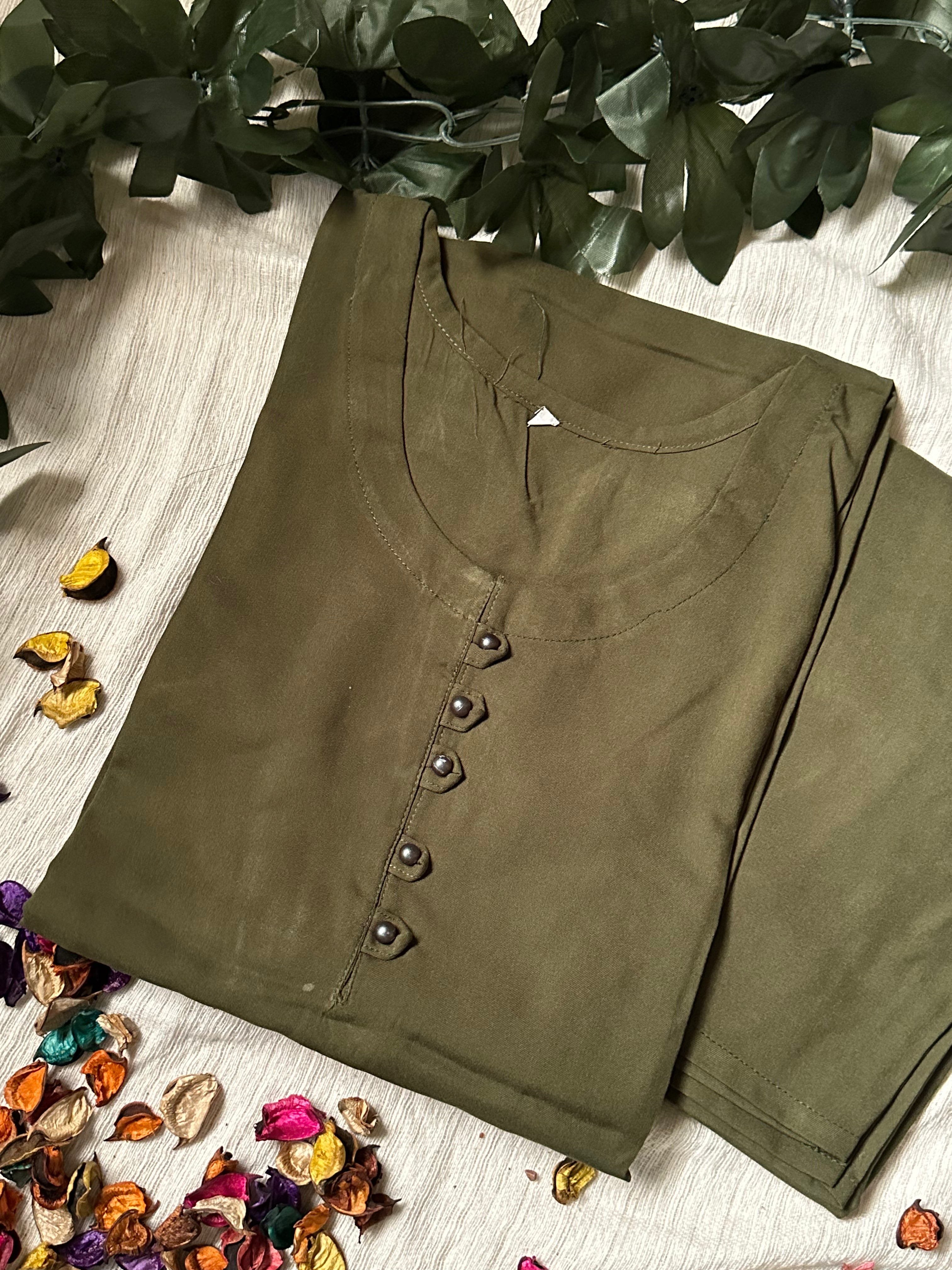 Sage linen solid