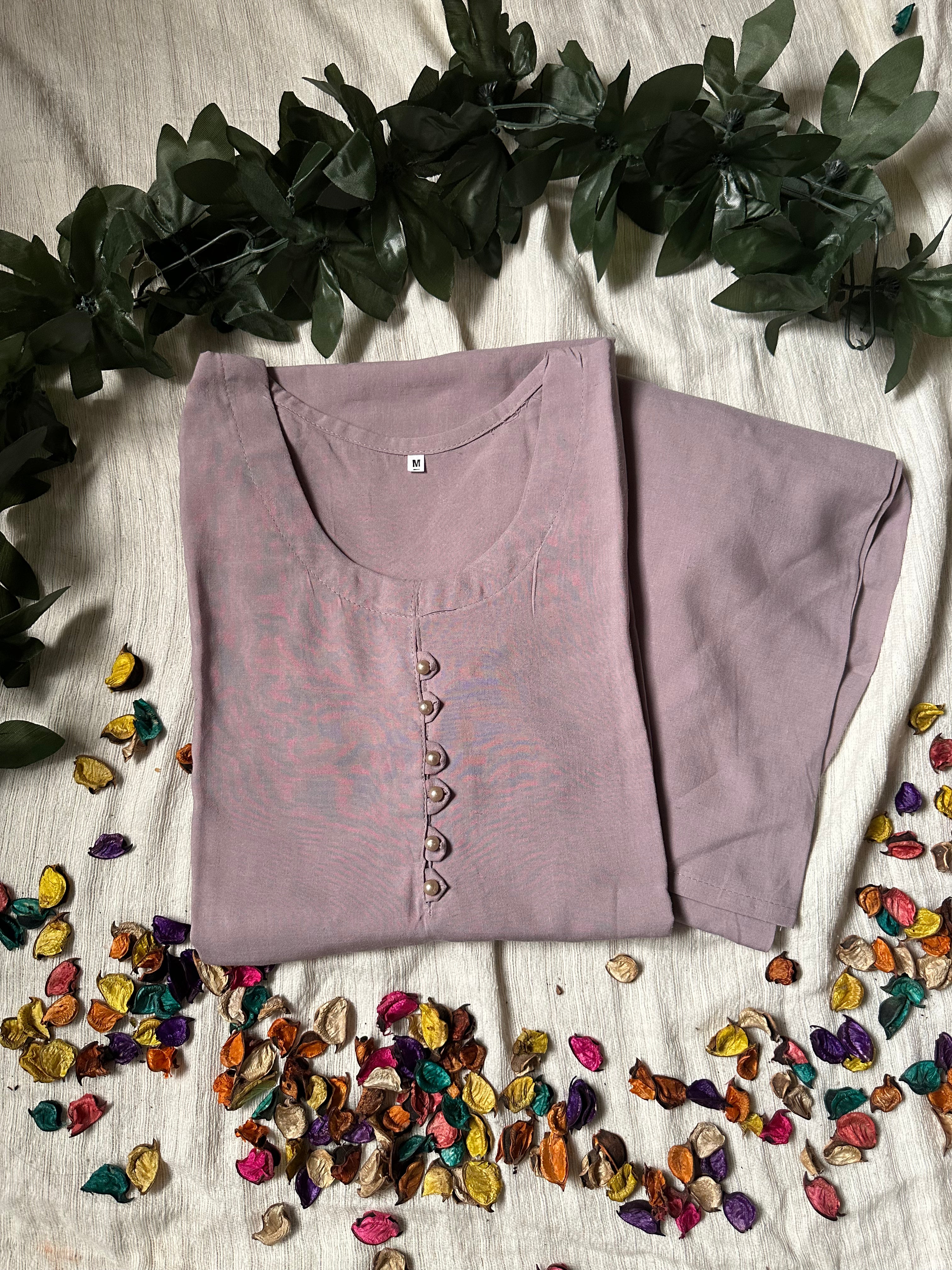 Lavender linen solid