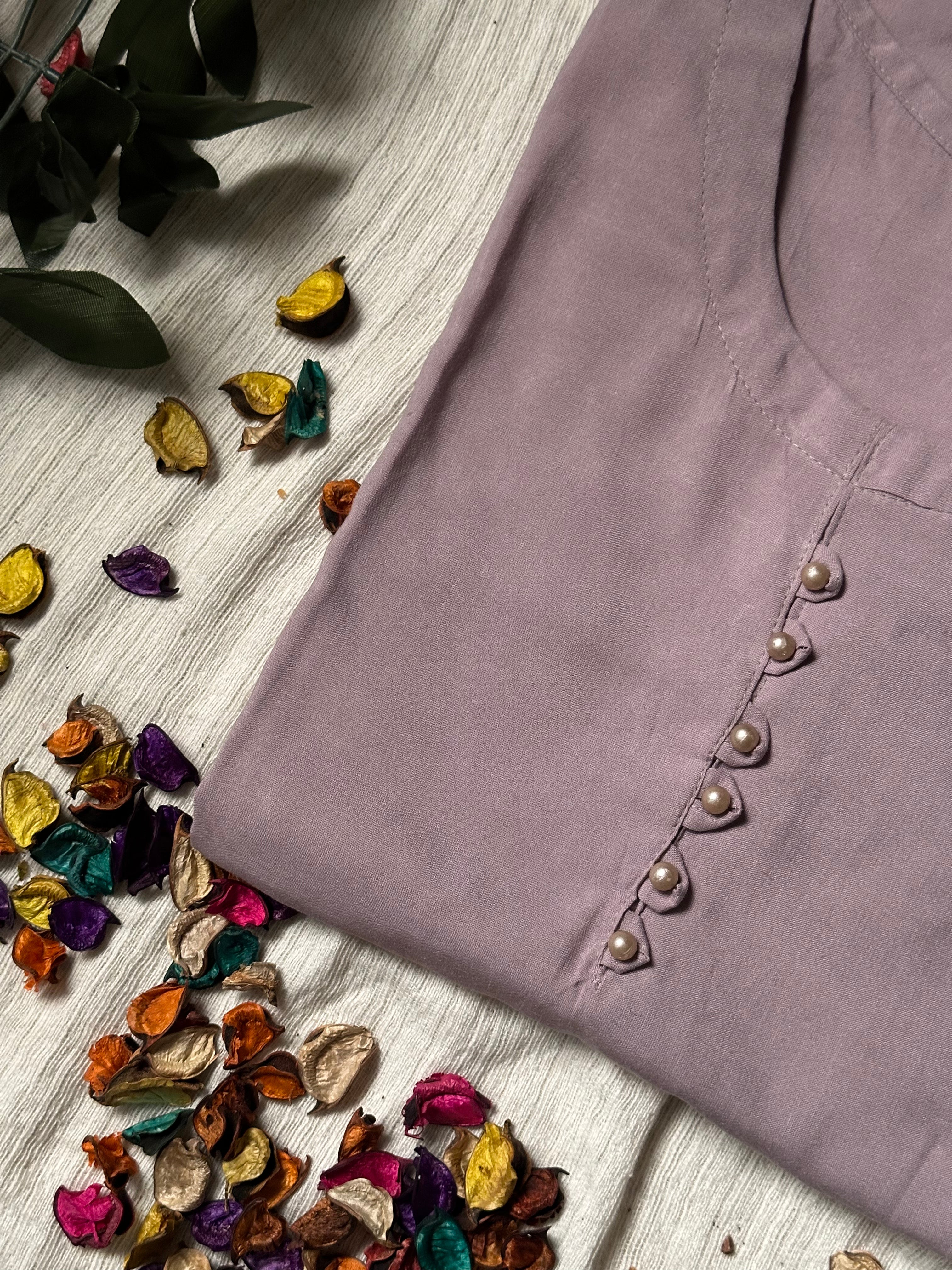 Lavender linen solid