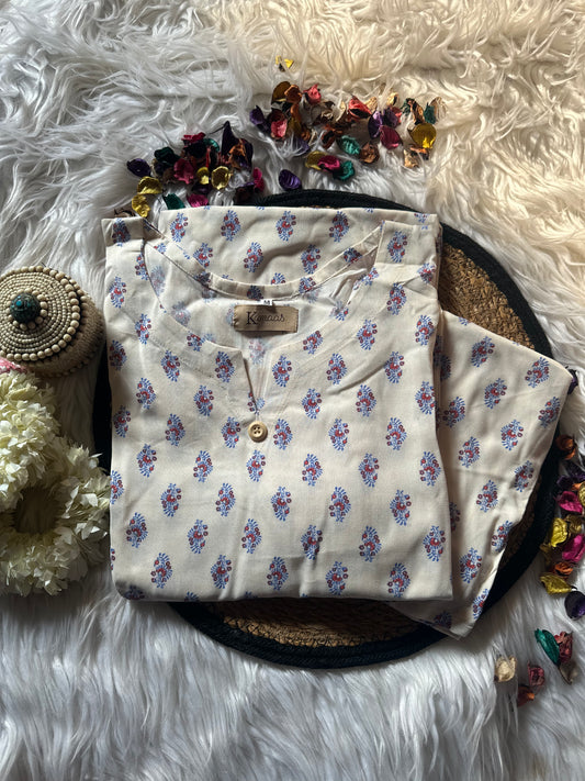 White saphire linen