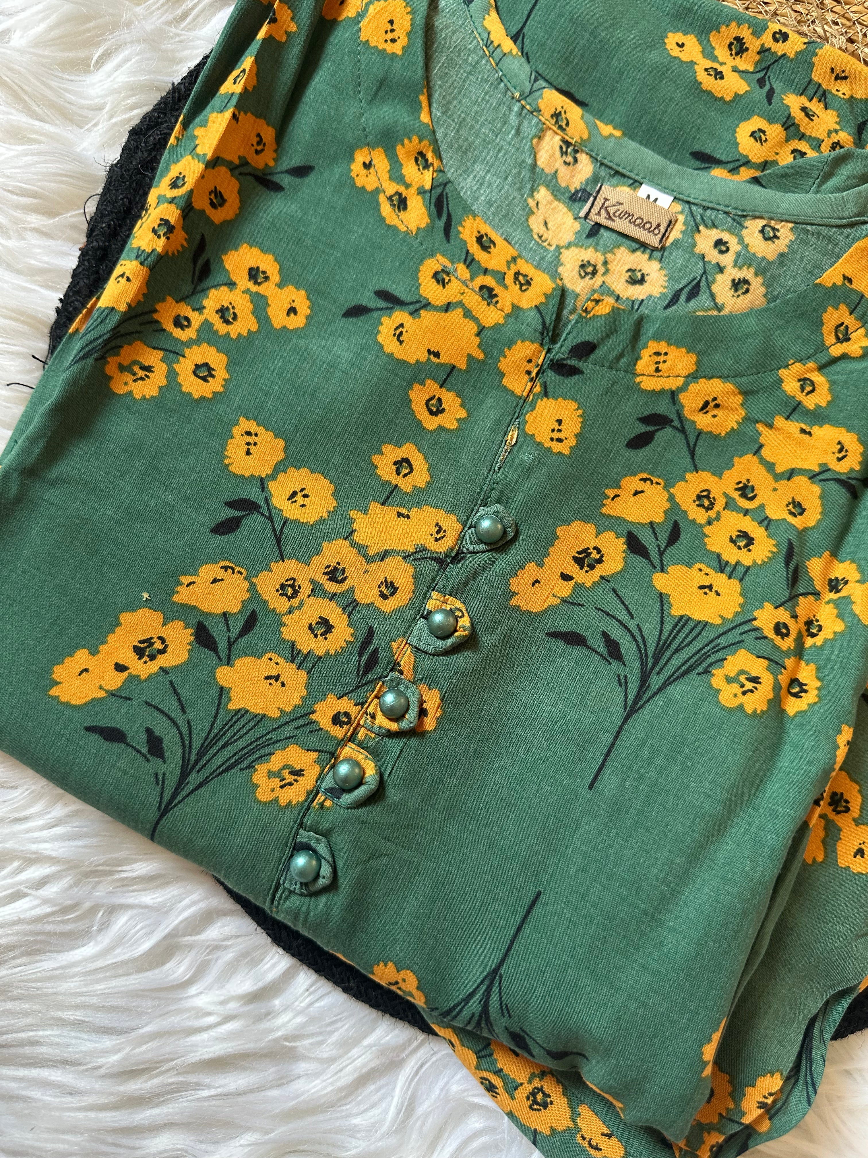 Crystal green linen