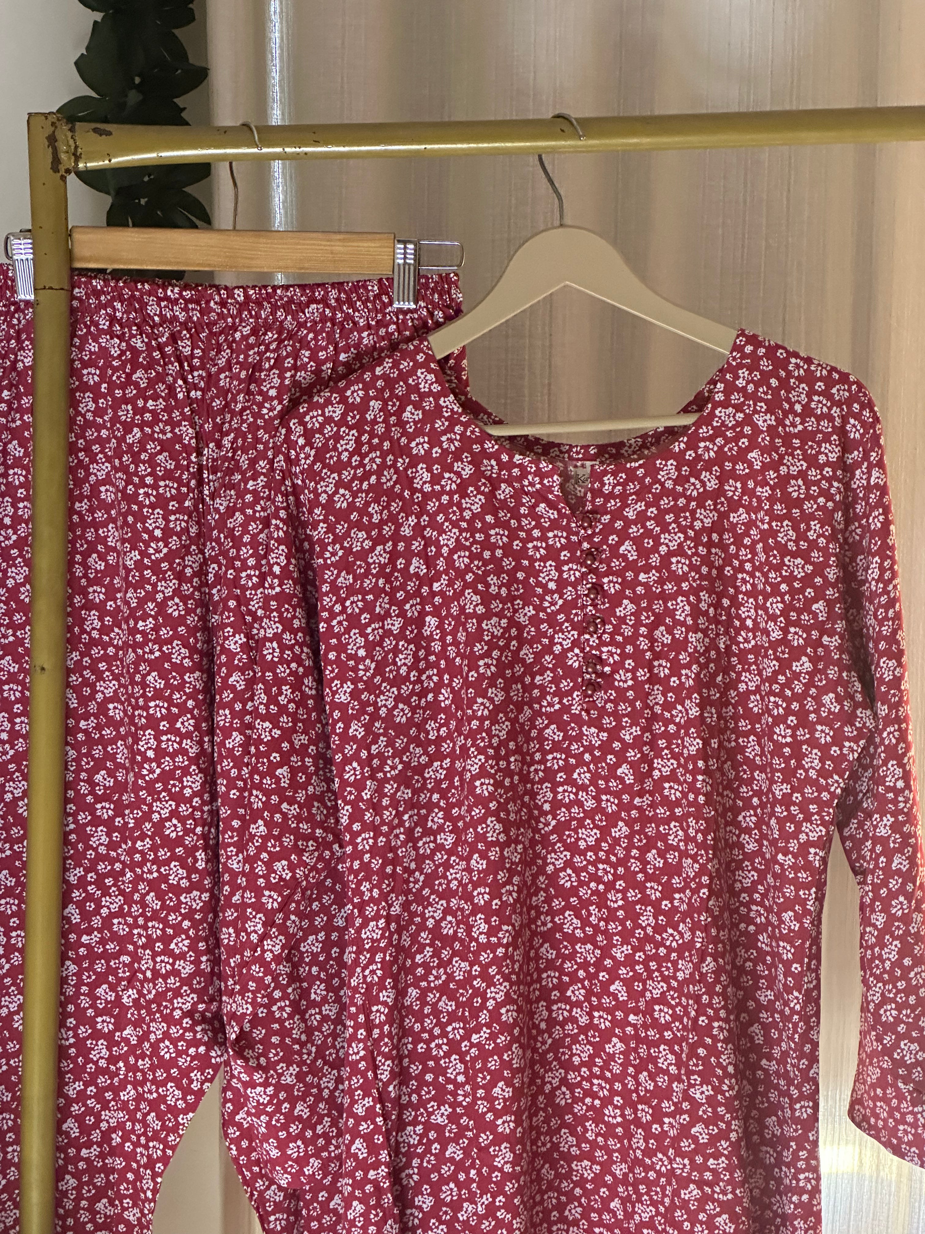Cherry linen