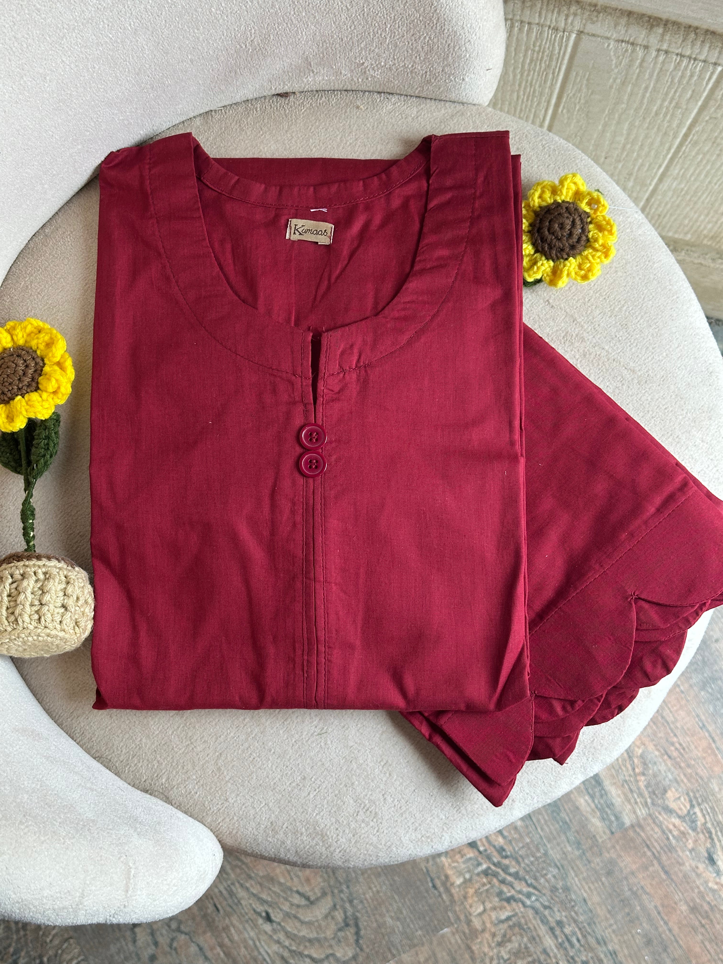 Red solid lawn
