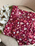 Cherry daisy linen