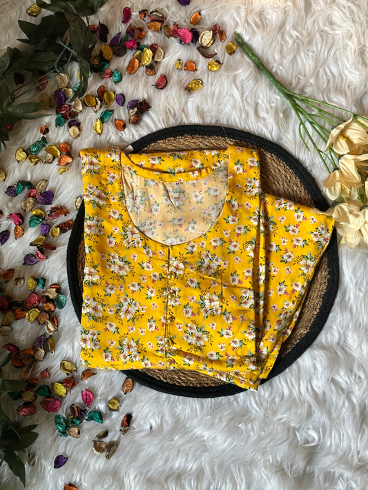 Yellow melon linen