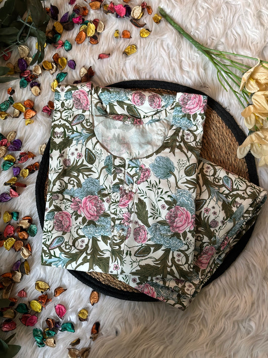 White Gardenia linen