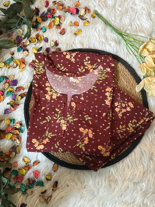 Cherry linen