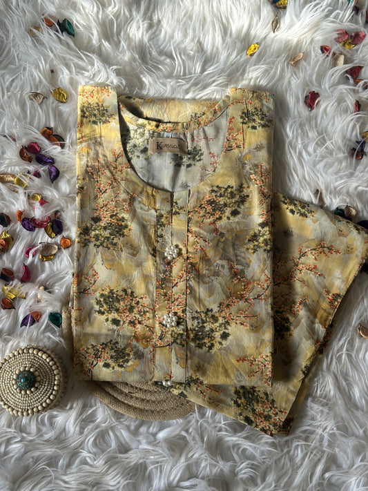 Creamy floral