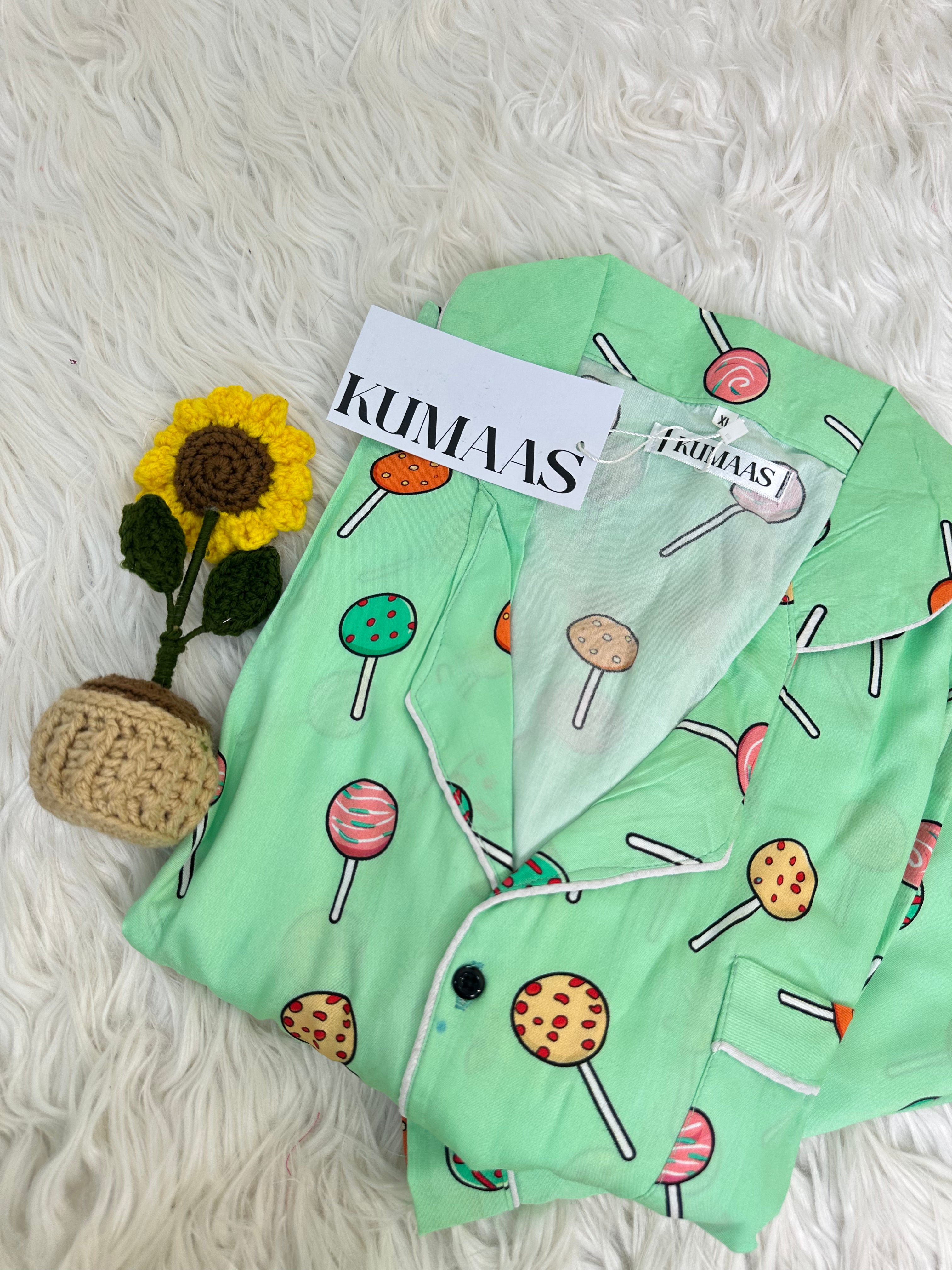 Neon candy pj’s