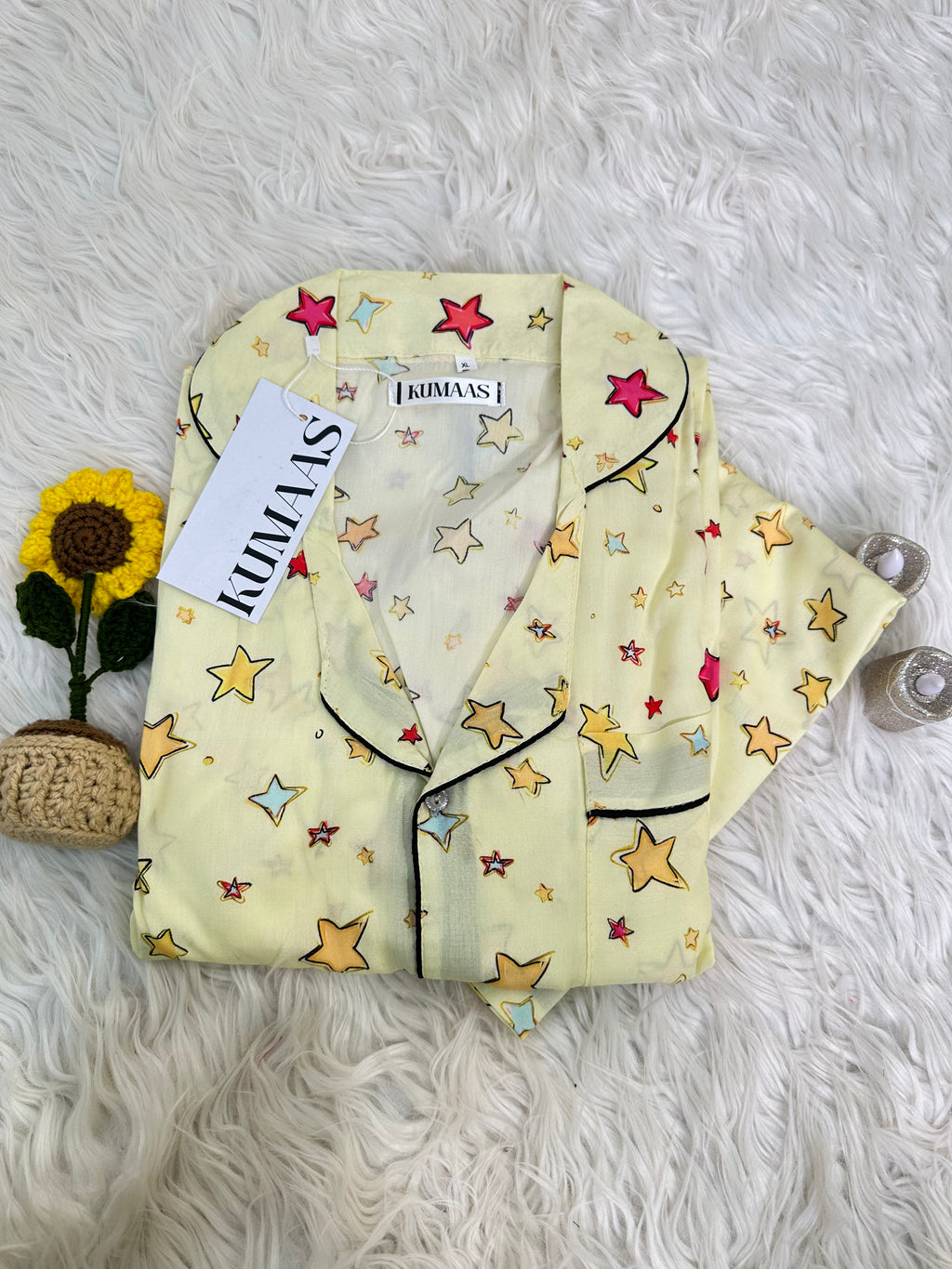Butter yellow pj’s