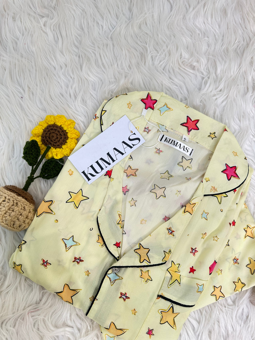 Butter yellow pj’s